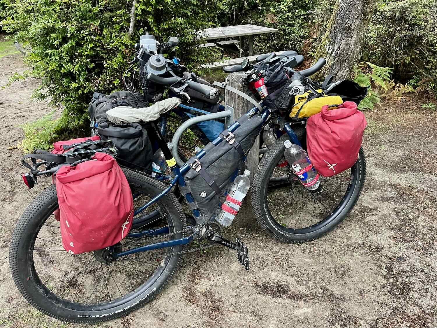 Each site has its own bike rack to keep your most valuable possession safe