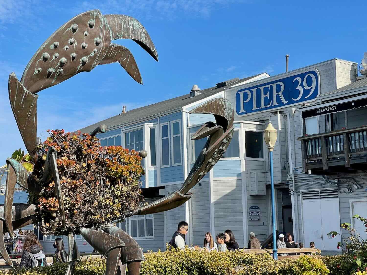 Crab Topiary, Fisherman's Wharf, San Francisco