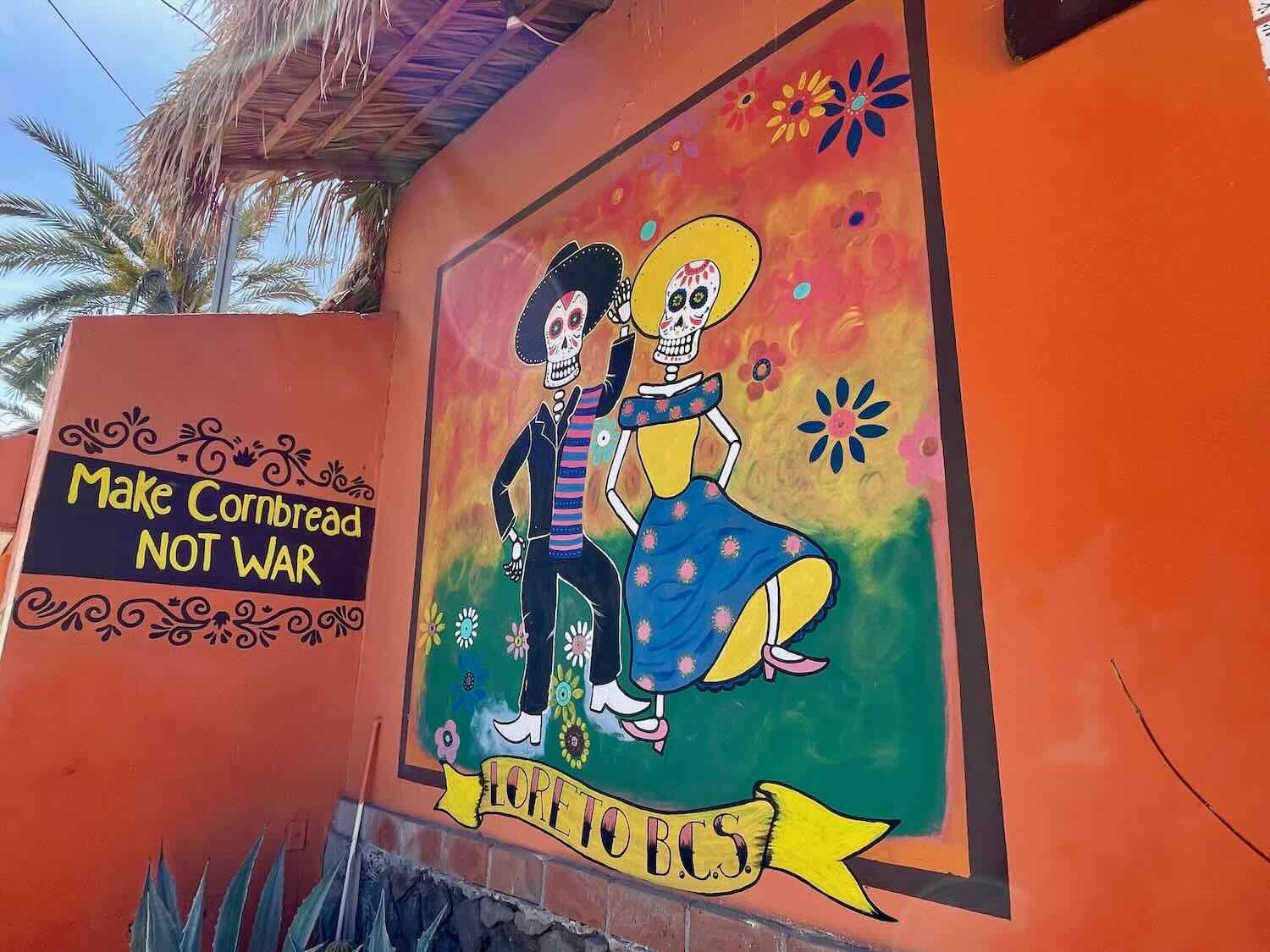 Dancing Skeletons Mural