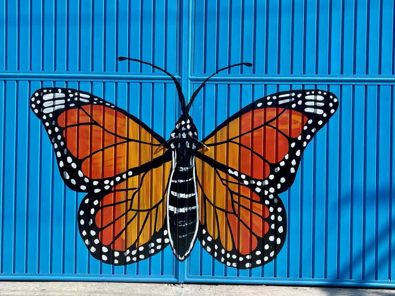 Monarchs on the doors