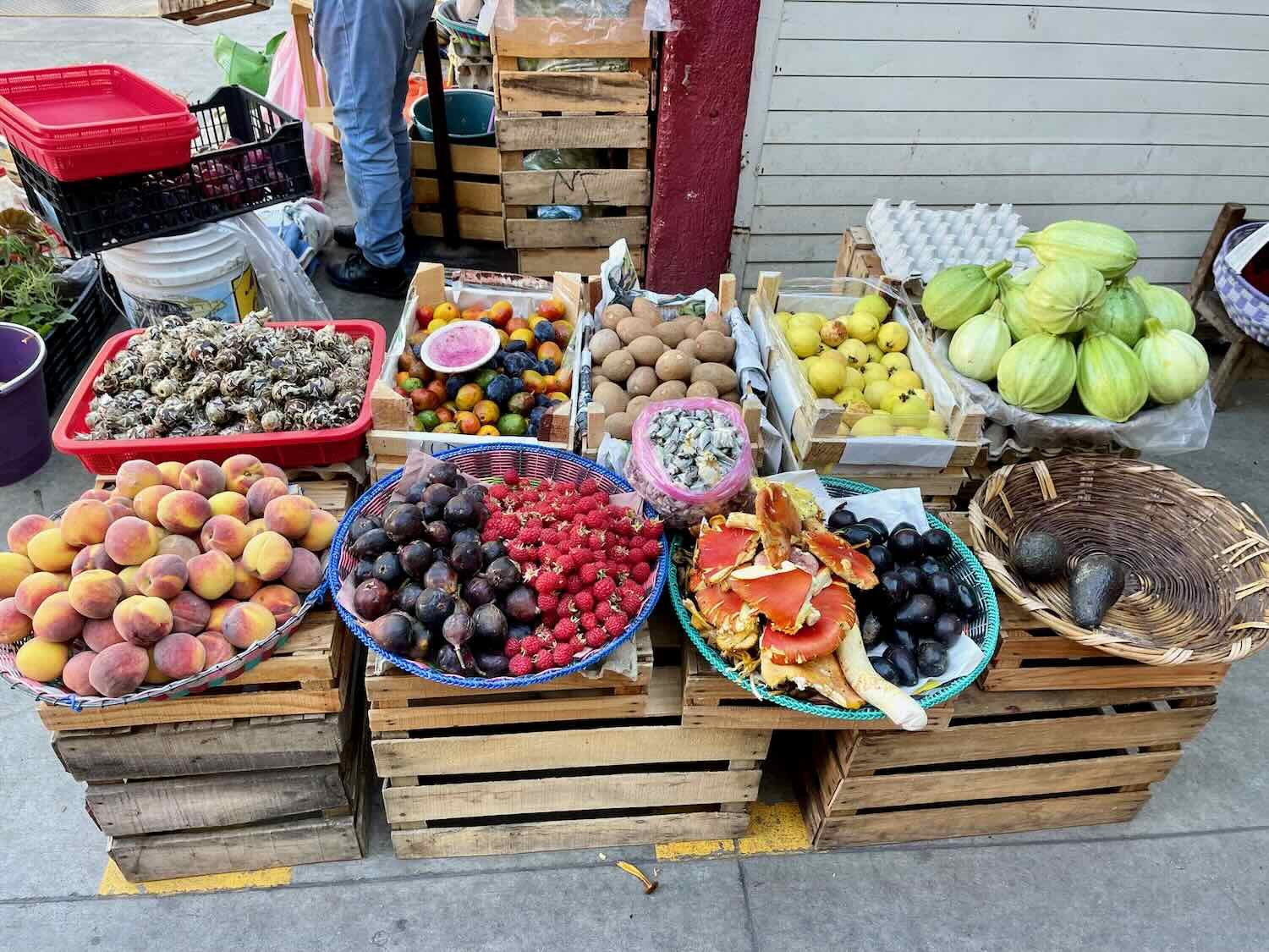 Fruits, both familiar and less so