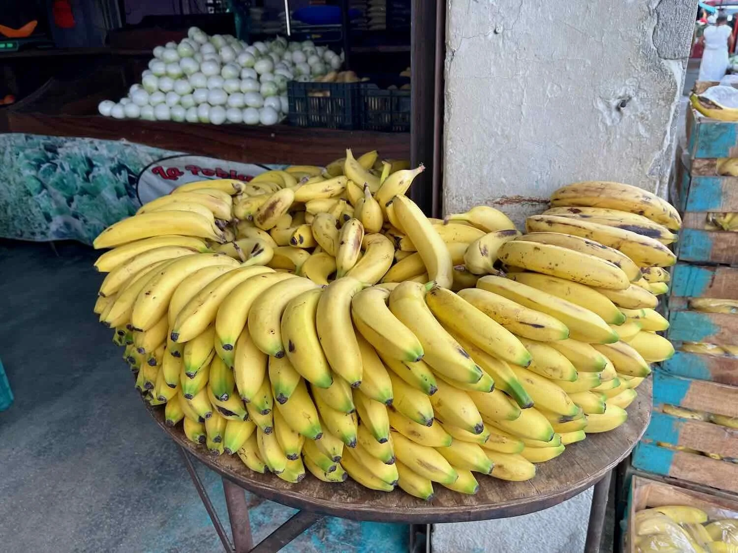 Bananas in the market