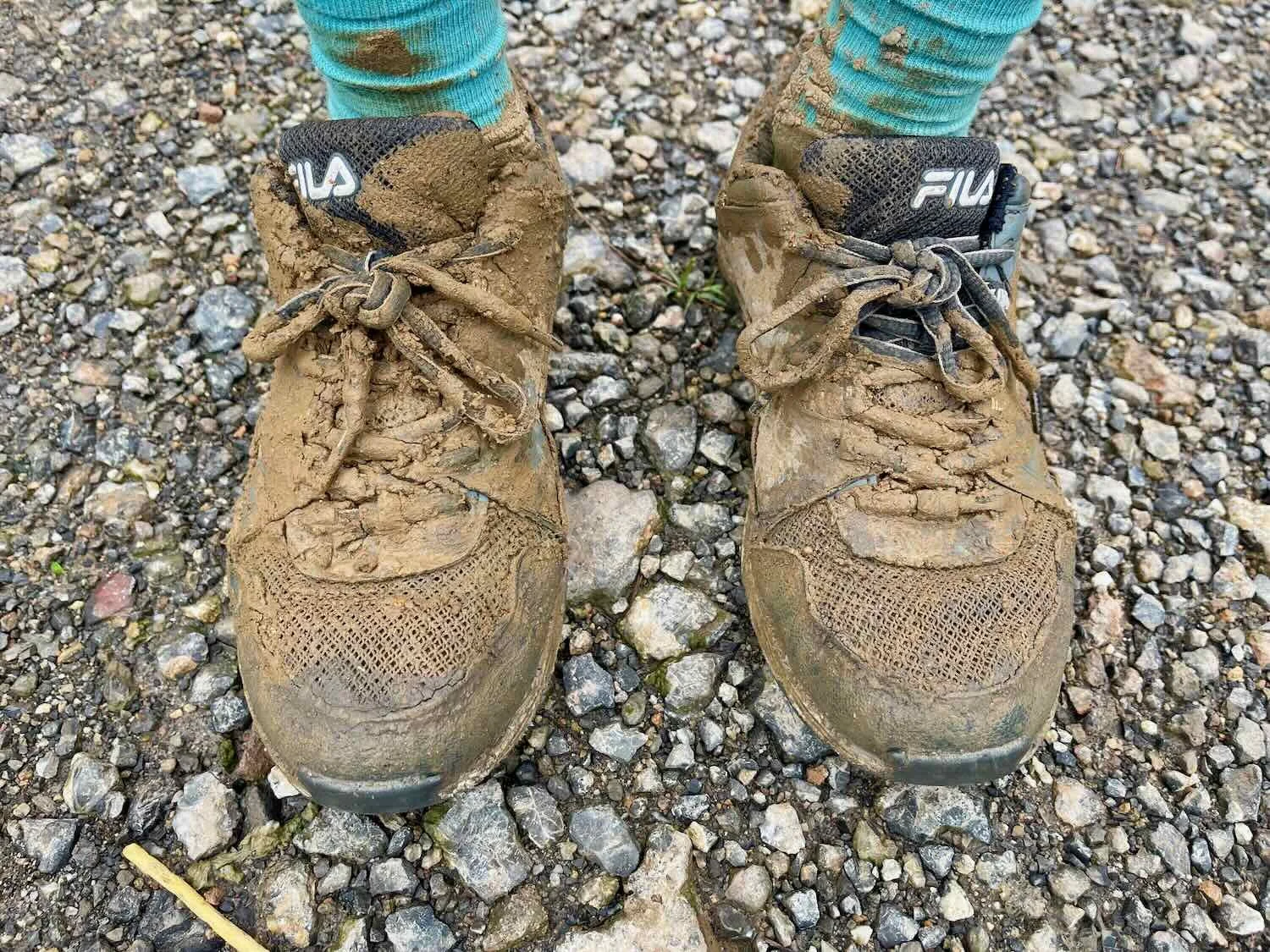 After walking through a river of mud