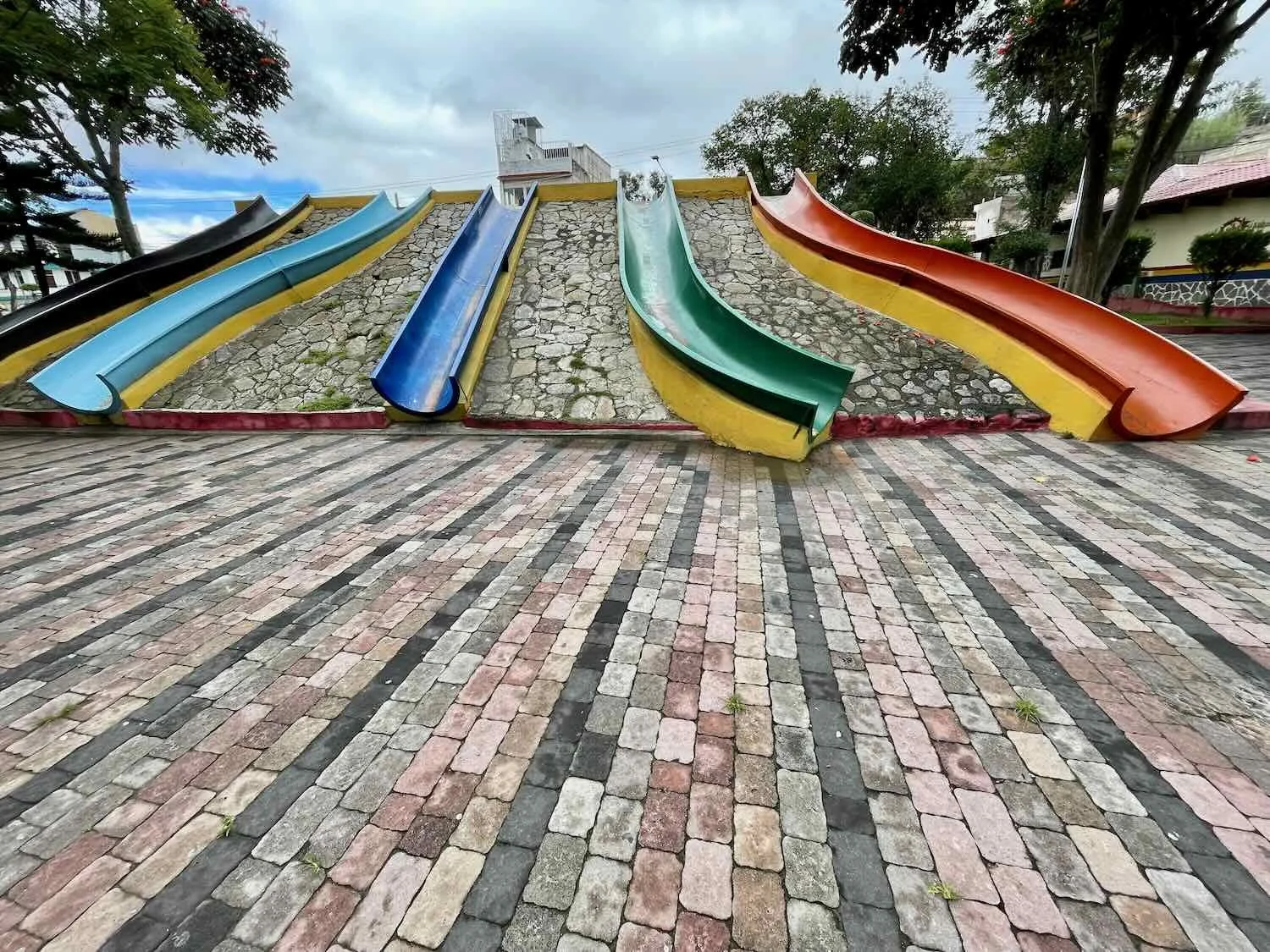 A rainbow of slides