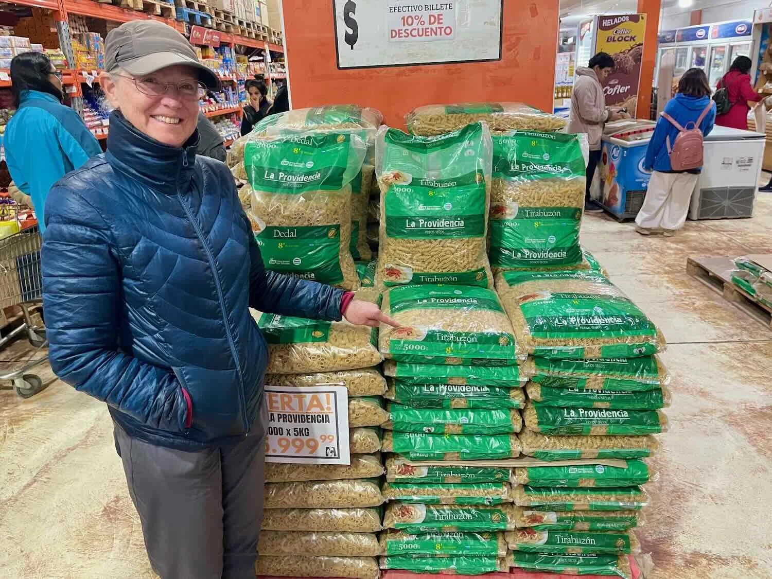 They make a lot of pasta in Argentina. You can even buy pasta in 5 Kg bags.