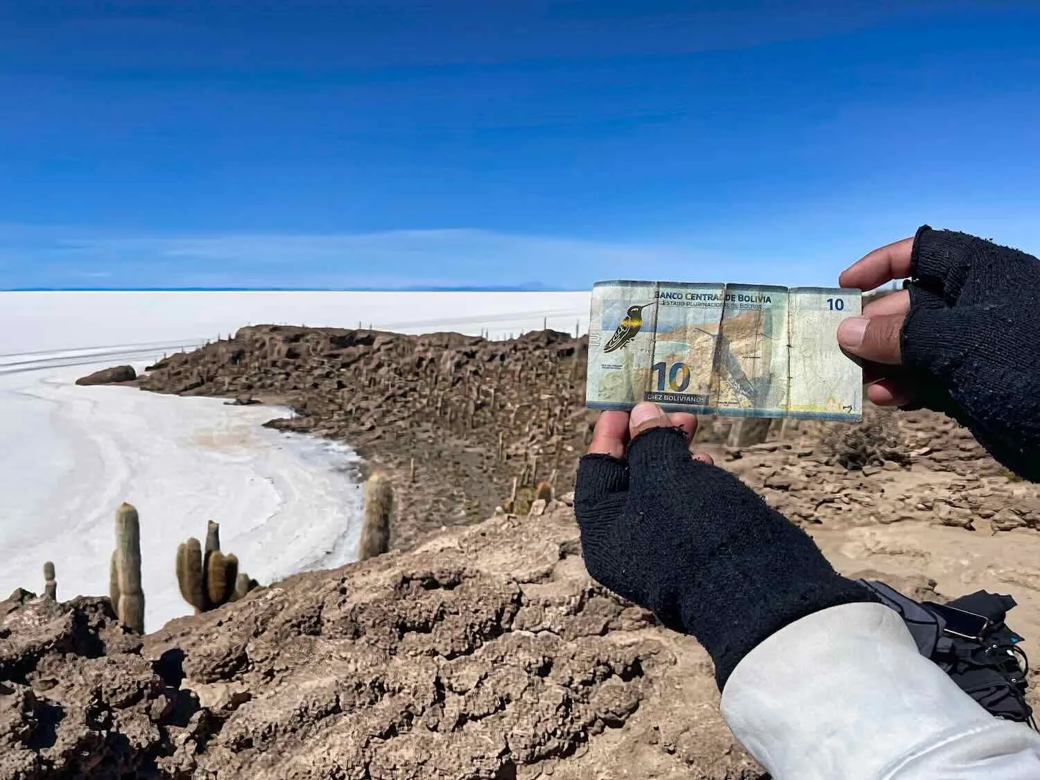 This view looked a lot like the image on Bolivia's 10B bill