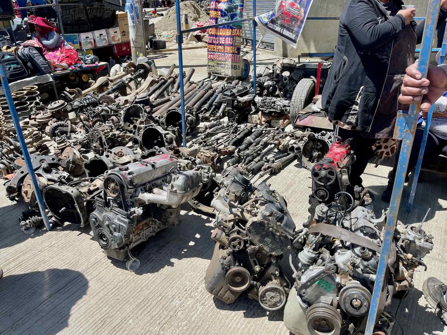 Anyone in the market for a "lightly-used" car engine?