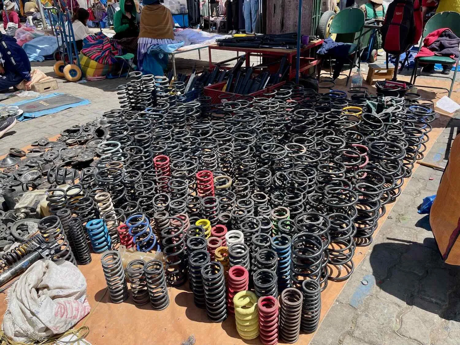 This vendor seemed to have every type of suspension spring. You'd just better know exactly which type of spring you need.