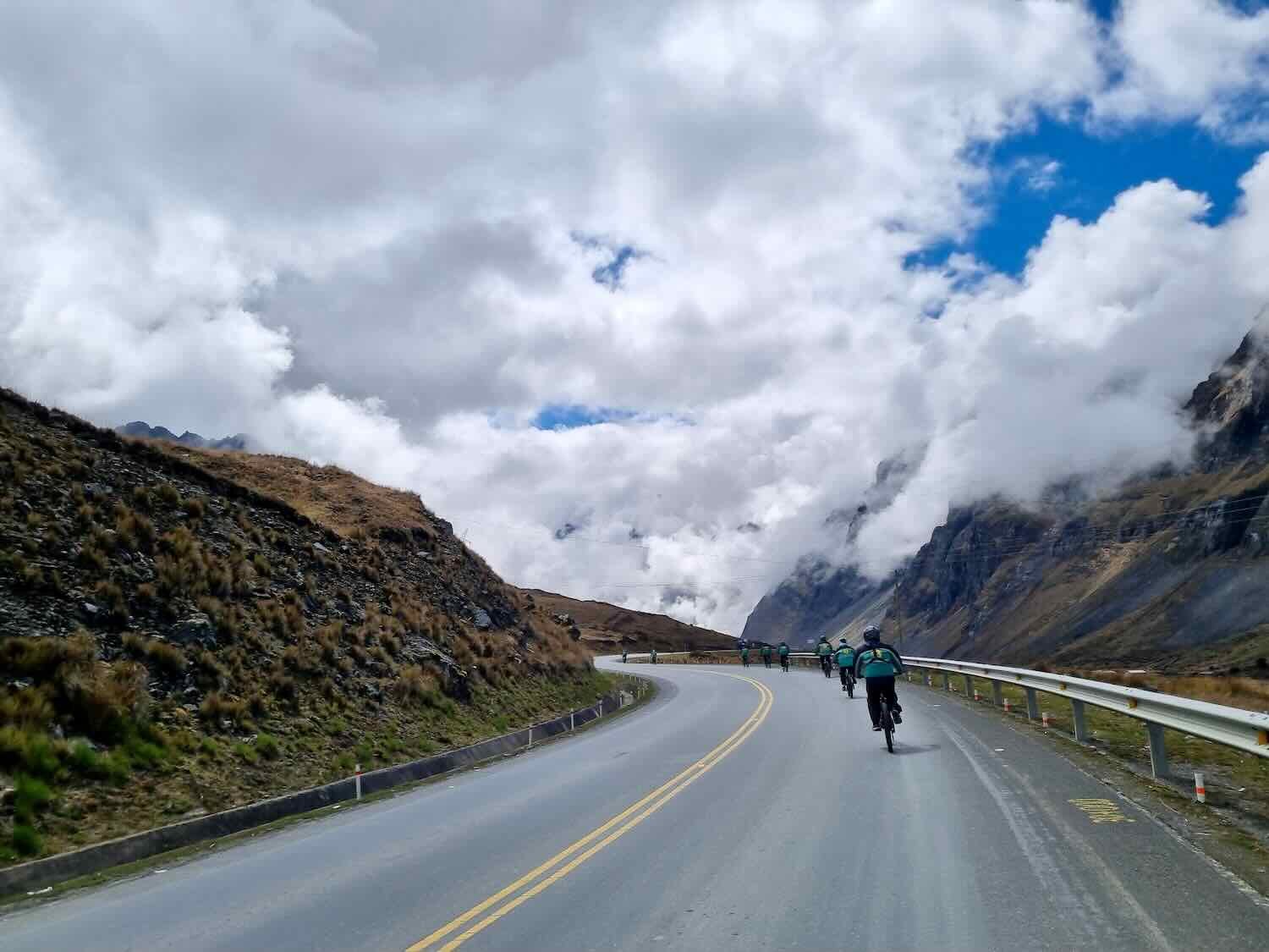 The first 15 miles of the ride were an easy, downhill glide on pavement.