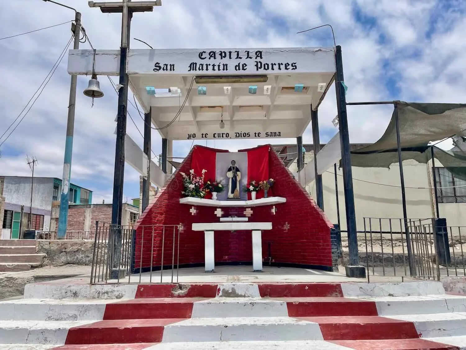 The outdoor Chapel of San Martín