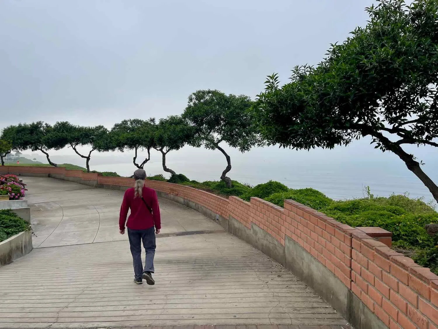 The beautiful Miraflores Cliff Boardwalk