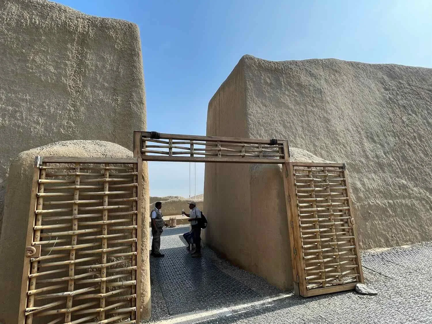 Entrance to the Nik An Palace, Chan Chan Archaeological Site