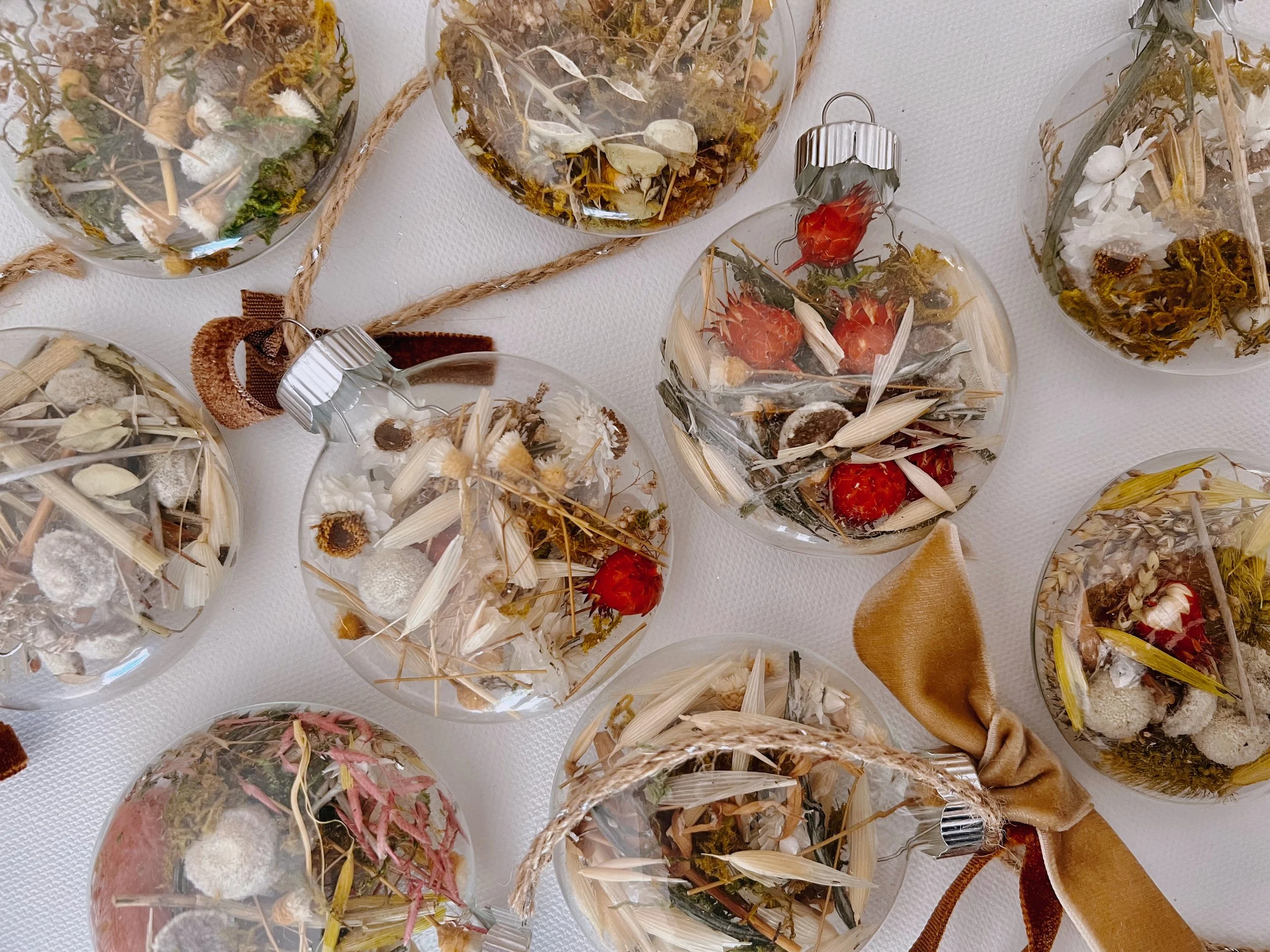 Round Glass Bauble- Small