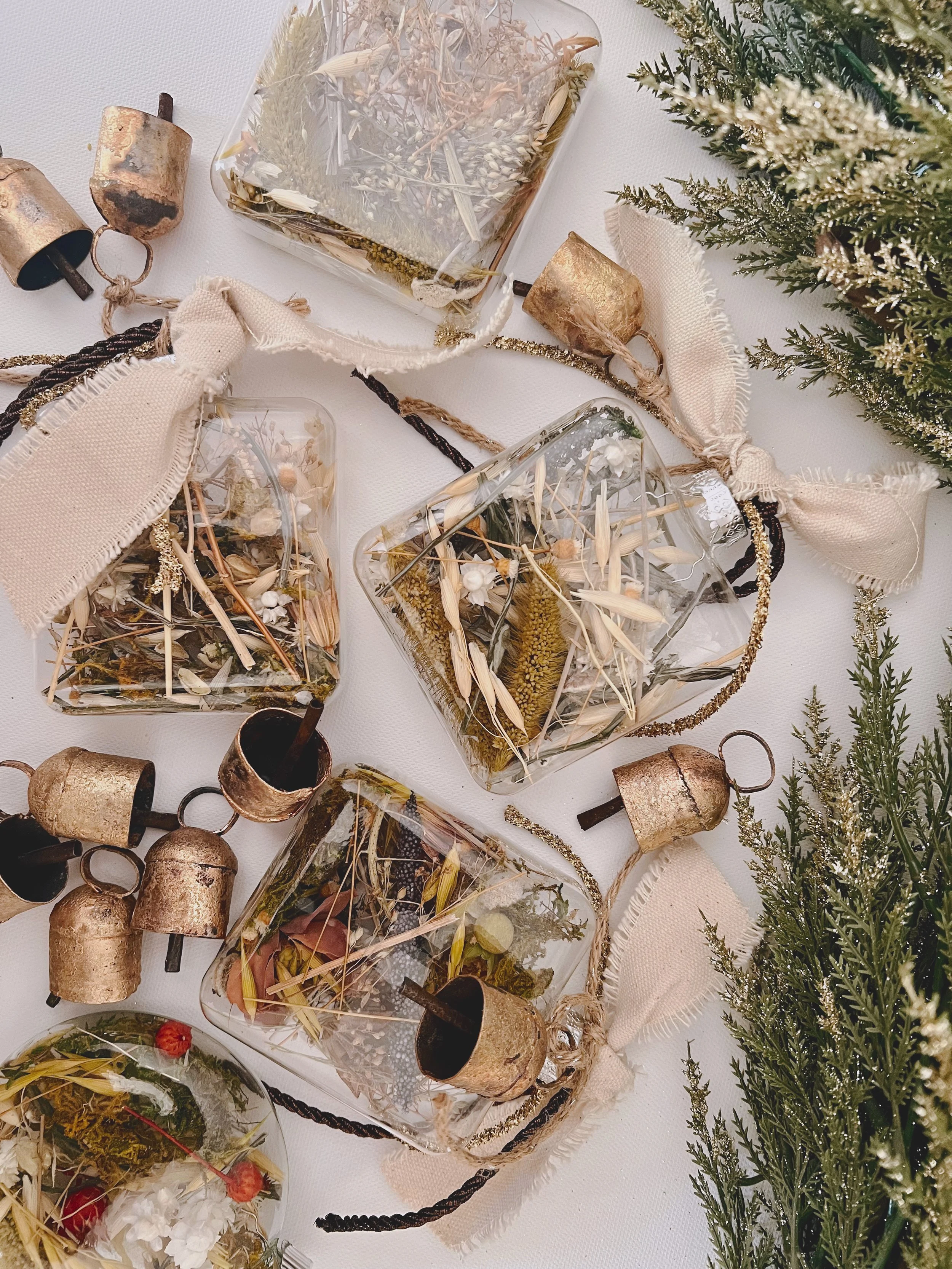 Square Glass Bauble- Large