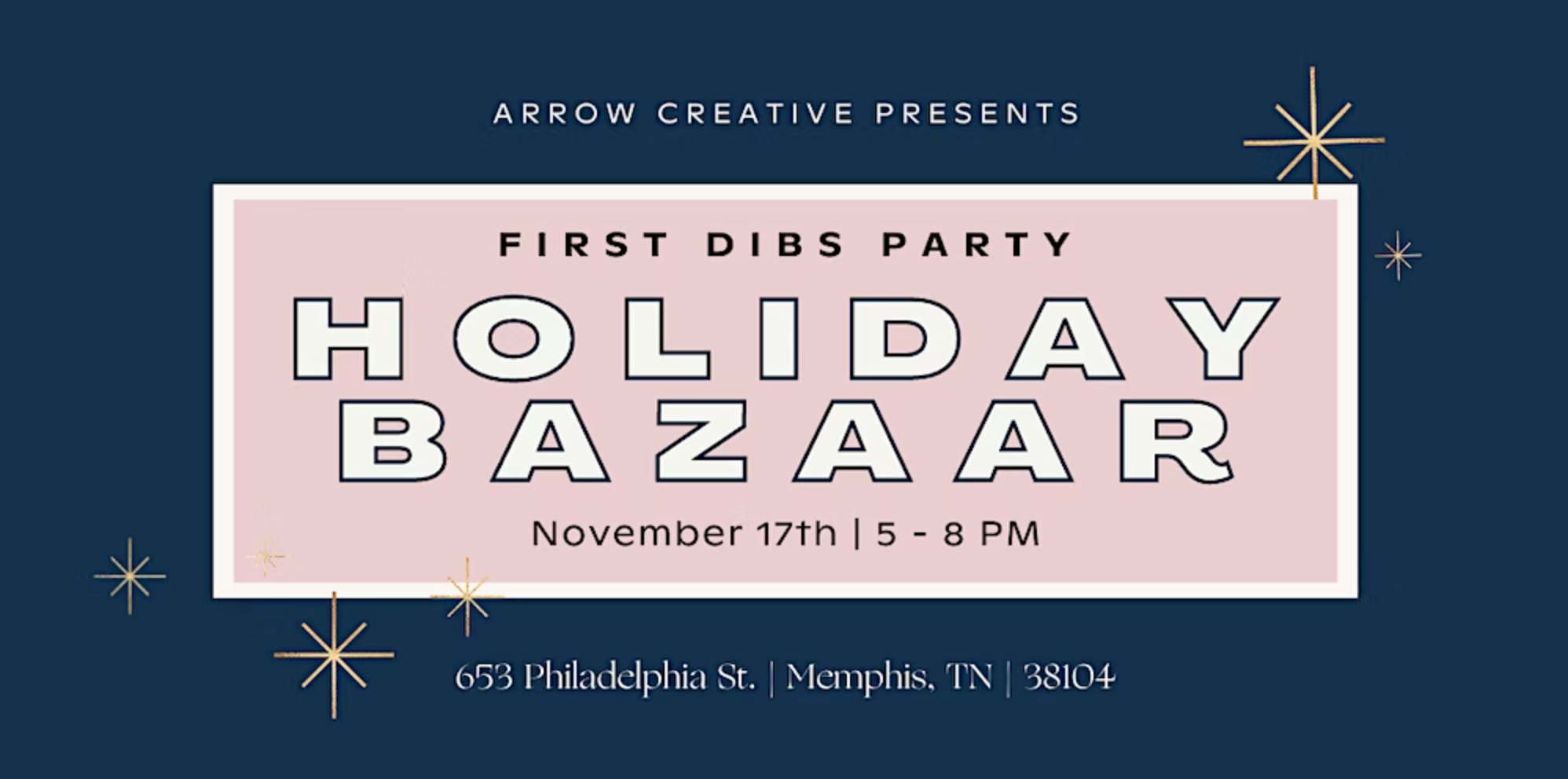 Holiday Bazaar First Dibs Party