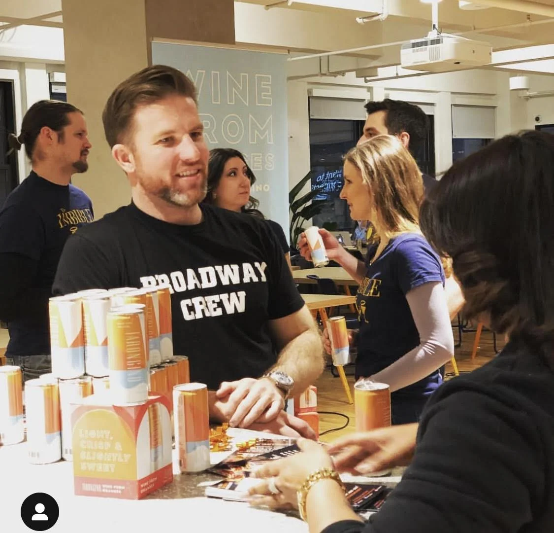 Broadway Crew hosted a happy hour for our client The Imbible