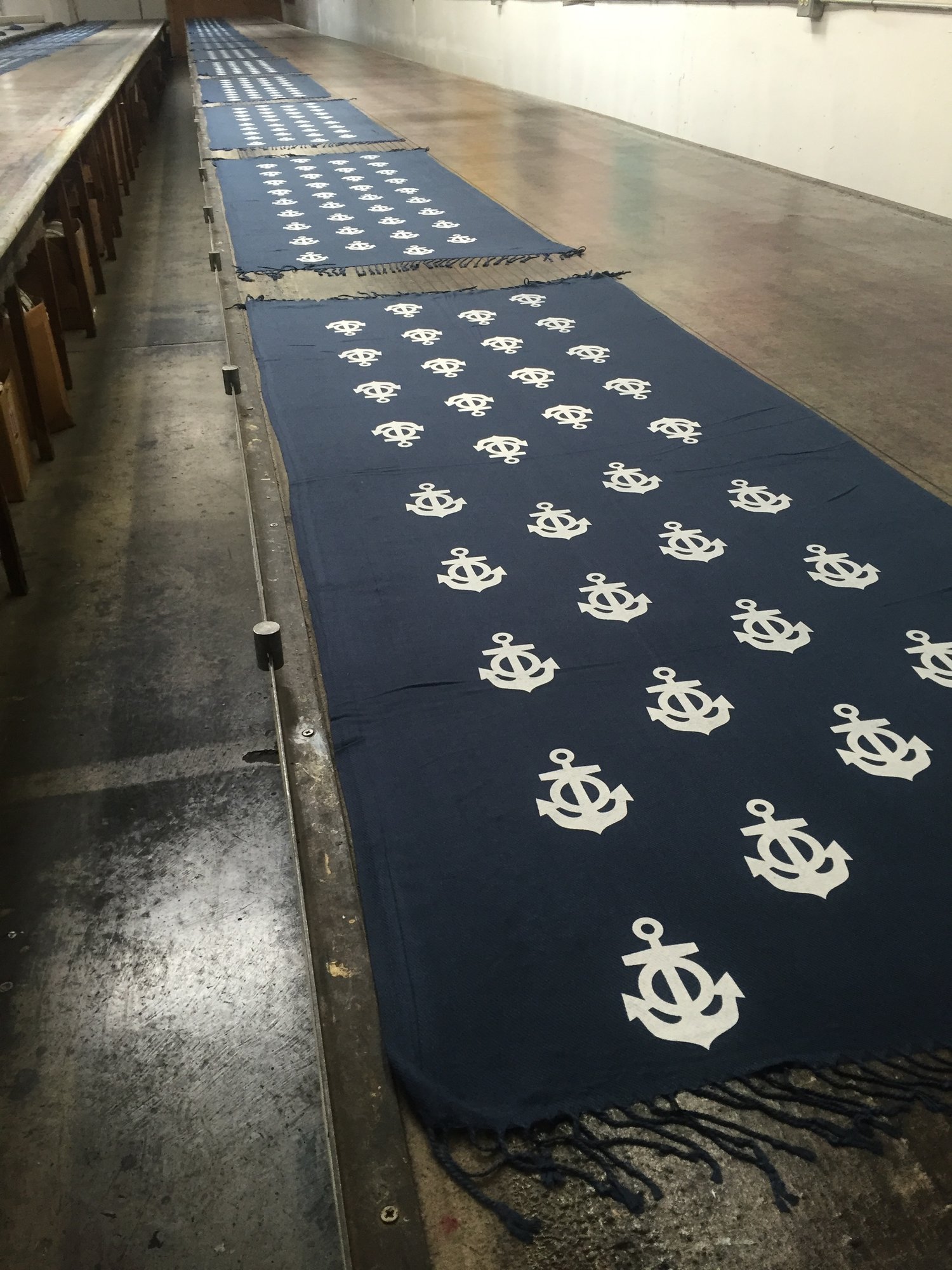Nautical Themed Pashmina Afghans — Leslie Chicoine