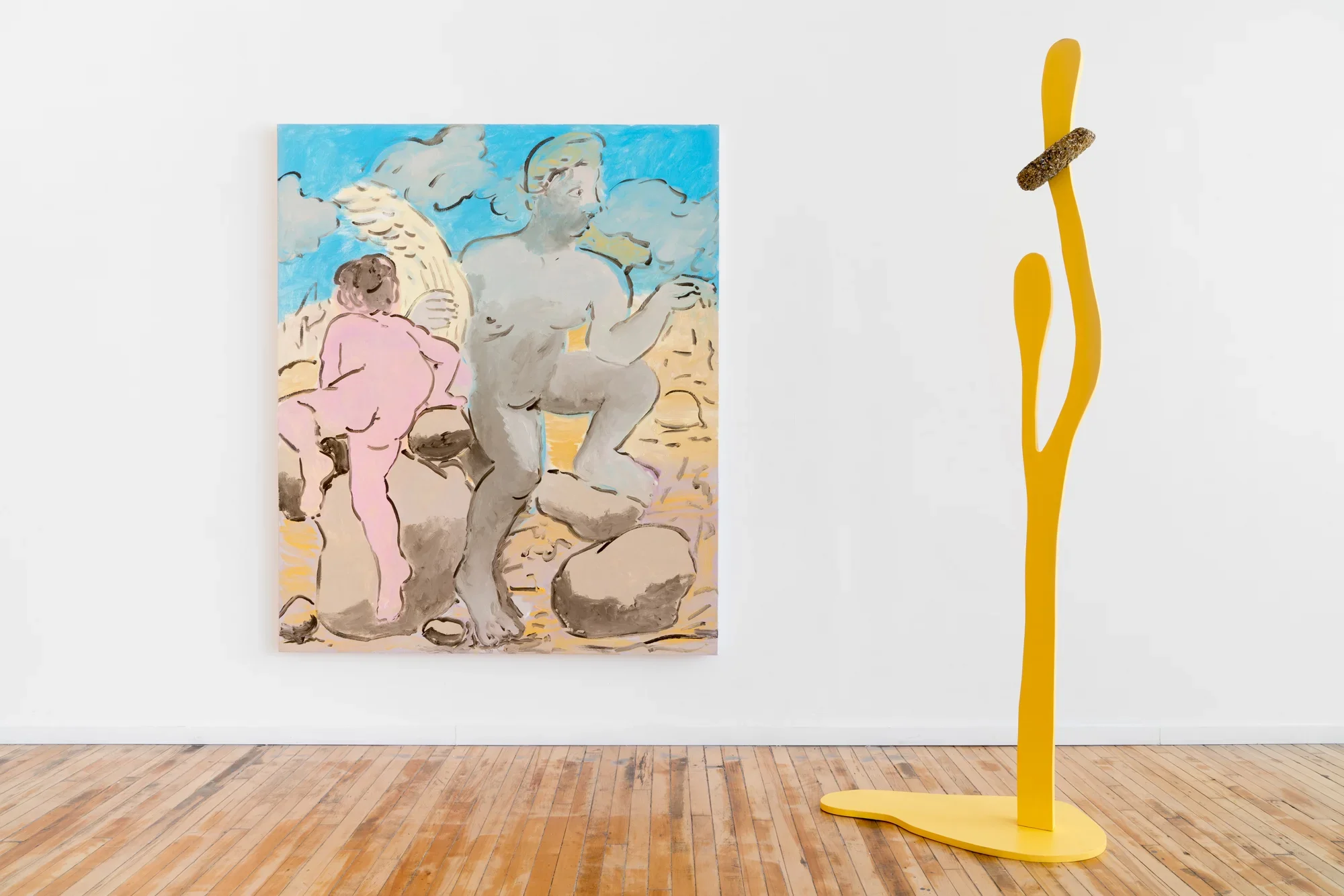 Mickey Mackenna and Delphine Hennelly, installation view, Pangée, Montreal, 2018