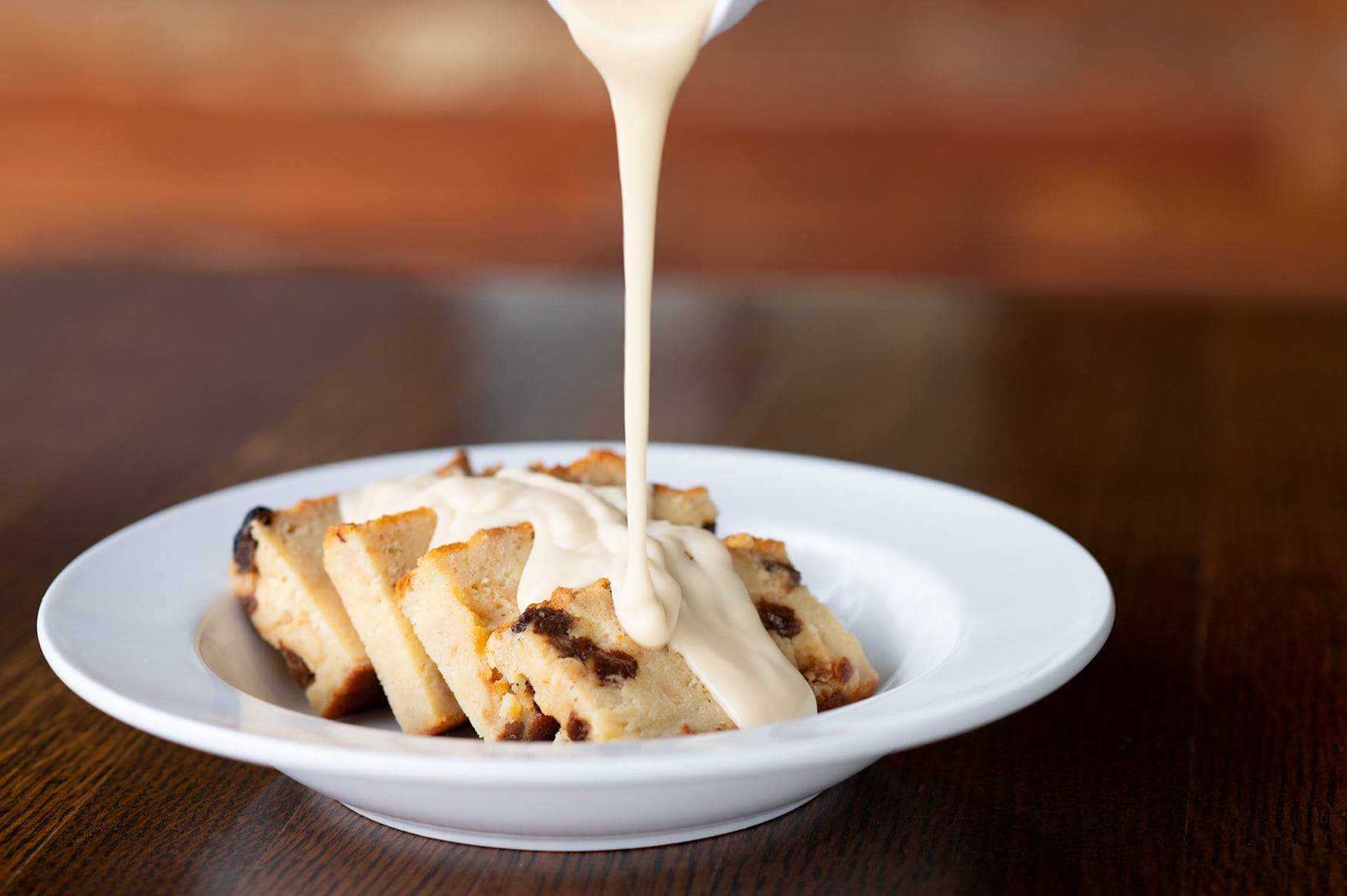 Bread Pudding with Rum Sauce