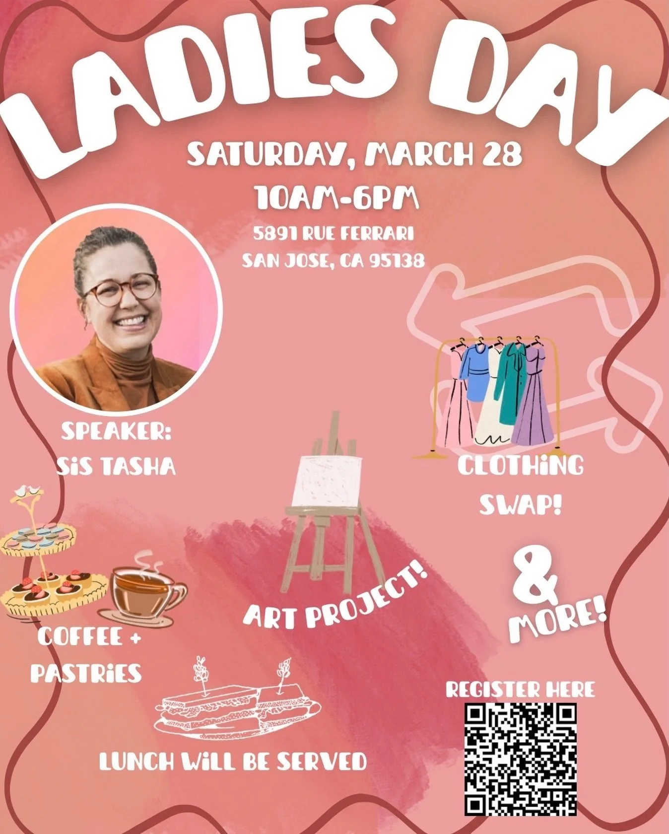 Ladies Day is almost here! 💕 Make your plans now and scan the QR code to register. Trust us&mdash;you won&rsquo;t want to miss the fun, connection, and exciting moments we have planned. We can&rsquo;t wait to see you there! 🌷