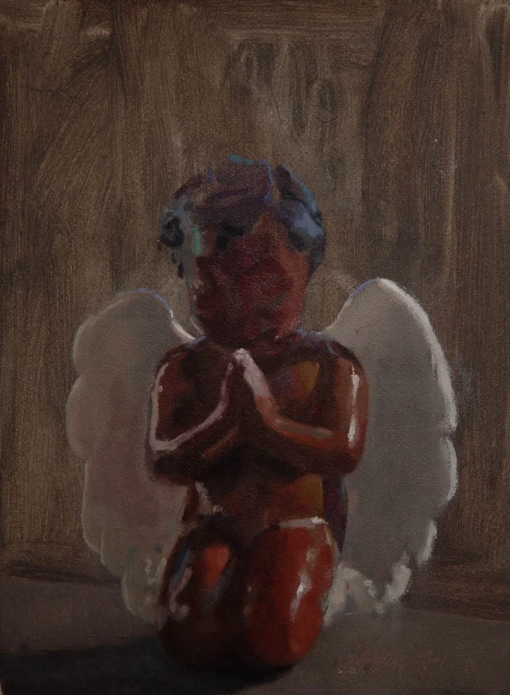 Elsa’s Angel 14” x 10” Oil on Canvas