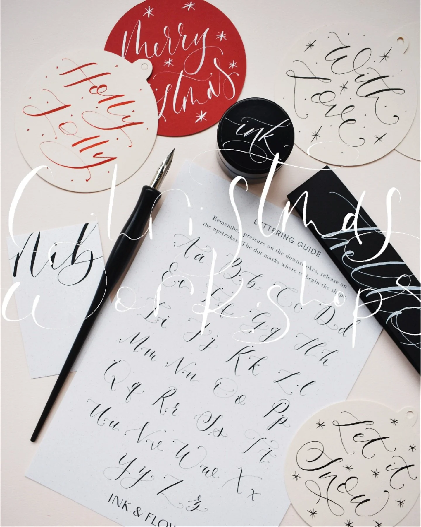 My public festive calligraphy workshop offerings! 🎄✨🪩

Including an improver level workshop hosted online via zoom! 

All workshops bookable via the link in my bio or dm me for a specific link. 

I hope to see you soon! 

#christmascalligraphy