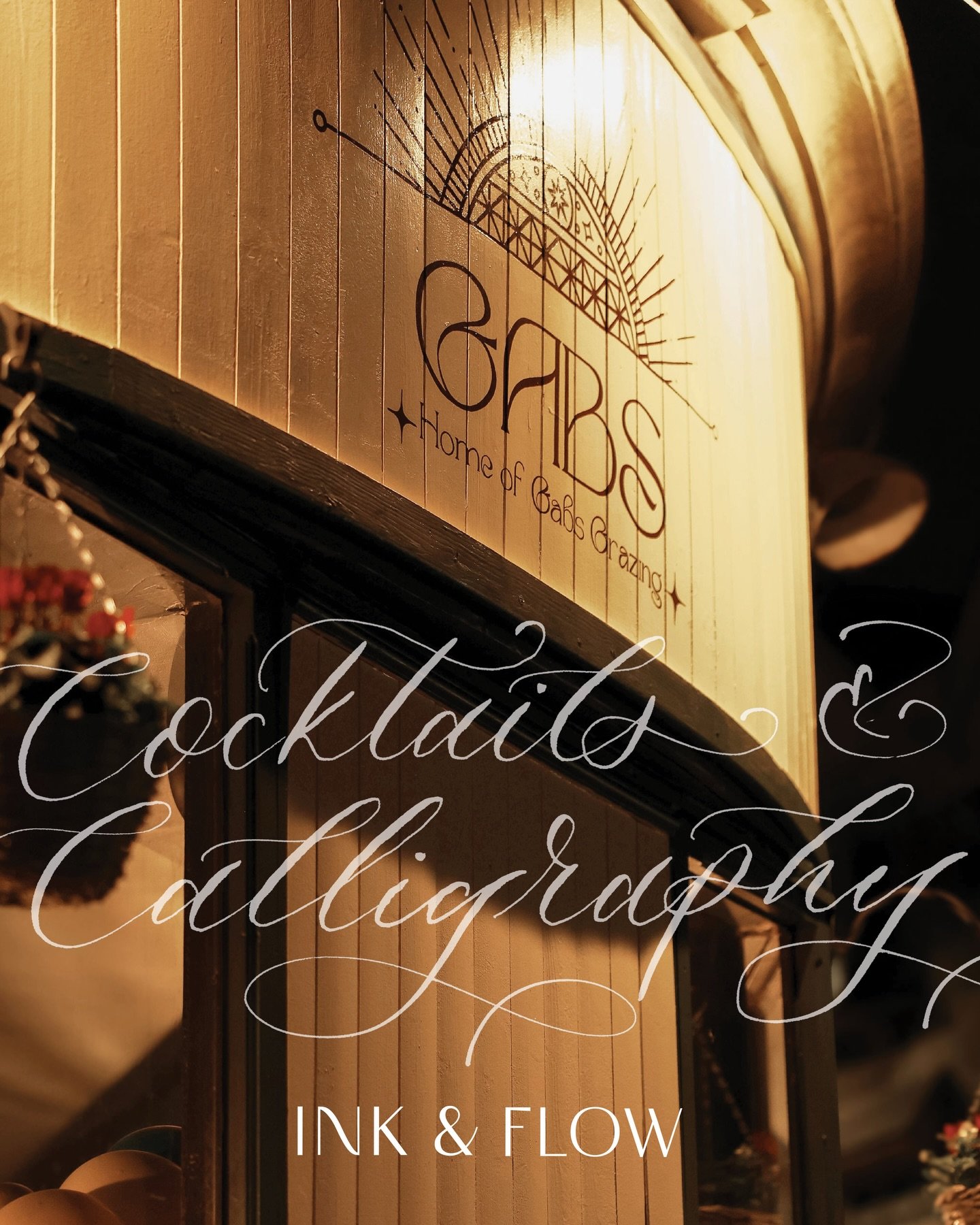 Bookings now open! ✍🏻🍹

Join me at the wonderful venue of @gabs_los in Leigh-on-Sea for an evening of learning mindful calligraphy whilst sipping on a delicious cocktail! 

If you&rsquo;re looking for the perfect activity to do with your mum this M