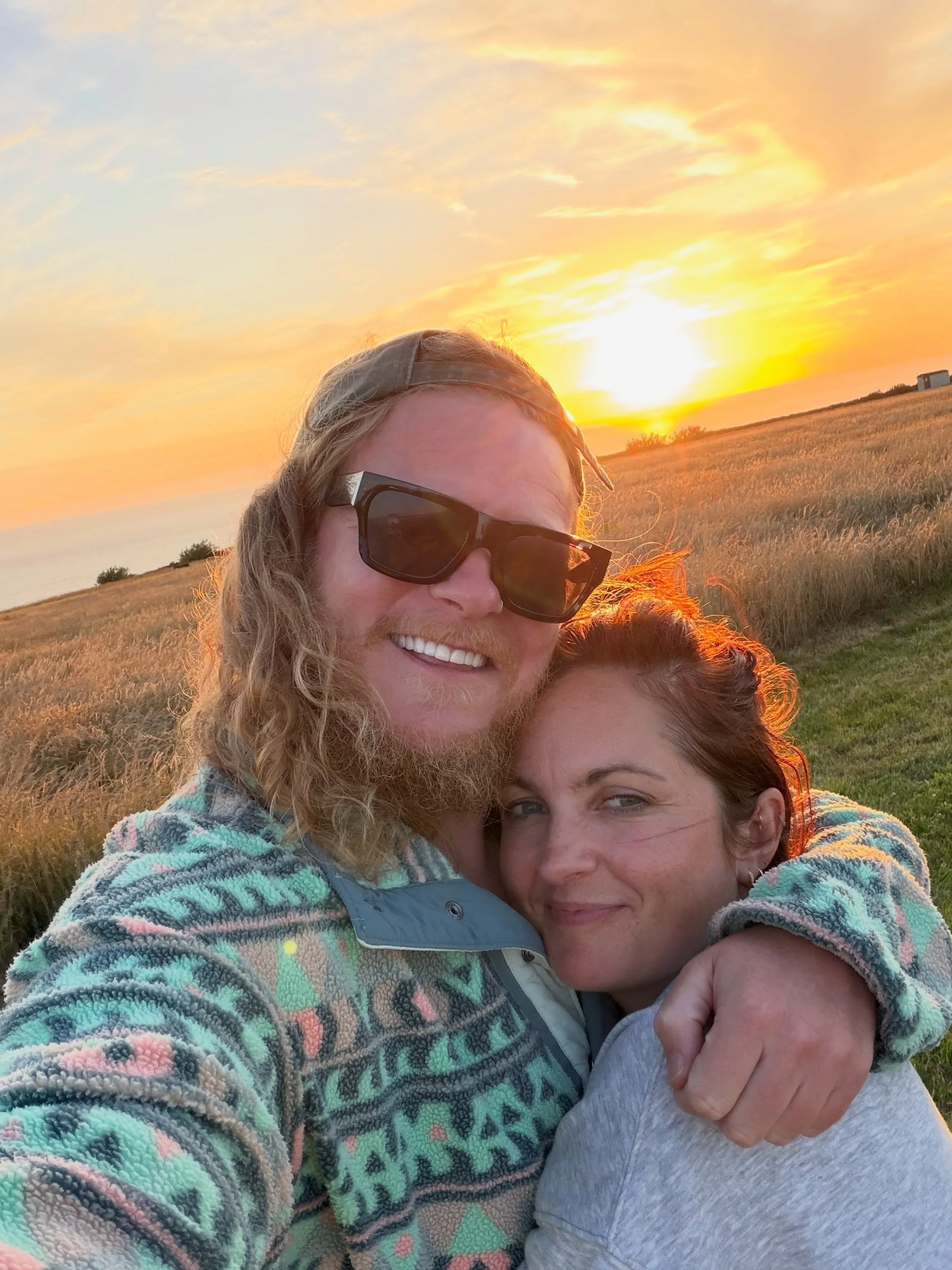 Happy 40th birthday to my lovely Jimmy! The best team mate and dad to our little Woody babe, we&rsquo;re so lucky to have you! 

Closing out our perfect (if a little sweaty) week in Cornwall with this special day 🧡🌊☀️

Here&rsquo;s to many more yea
