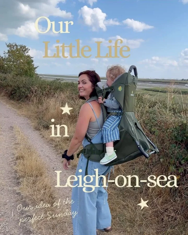 Sunday adventures in our gorgeous hometown of Leigh-on-sea with our trusty @littlelifeuk carrier 🫶

Our little man has hit the stage of hating the pram so this is a game changer! 

The little illustrations are perfect, he loves them 😊 and it has so