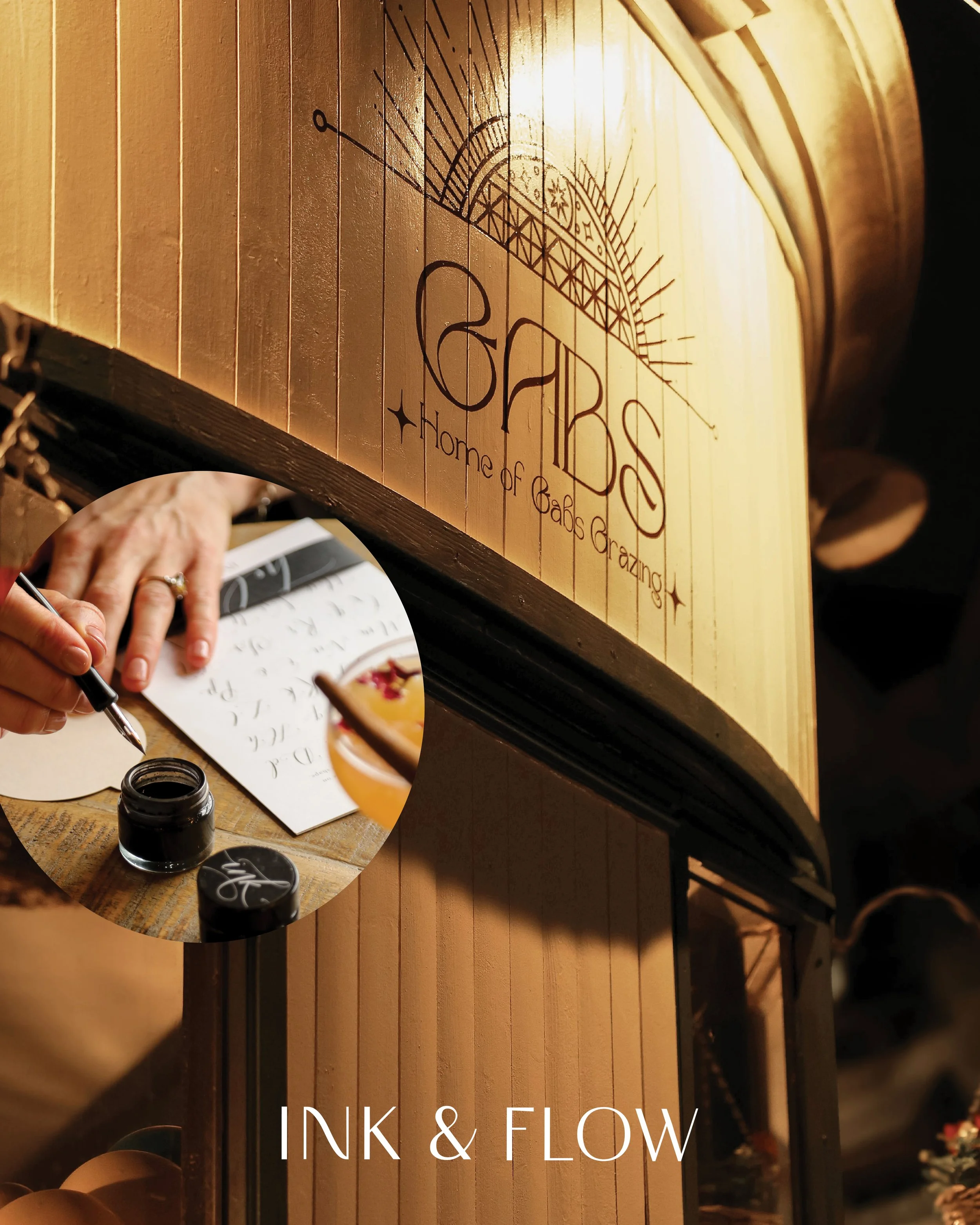 Cocktails & Calligraphy, Gabs, Leigh-On-Sea, 11th March 7.30 - 9.30pm