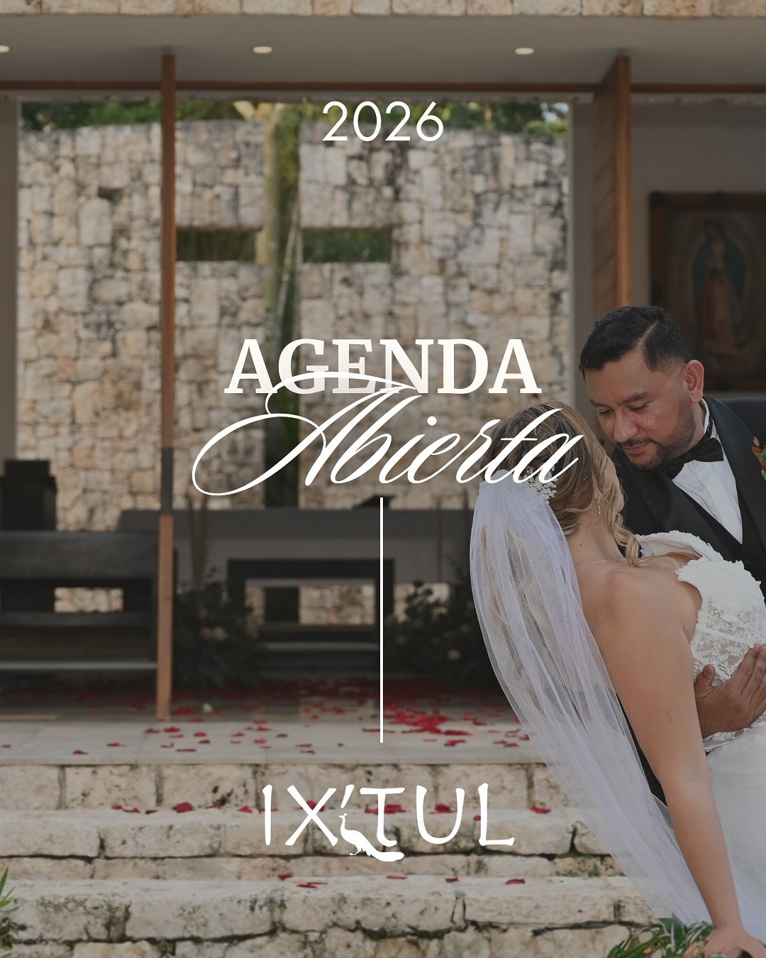 ✨El momento m&aacute;s esperado💍

Agenda 2026 ya est&aacute; abierta.

En IXTUL, cada beso, cada mirada y cada promesa se siente distinta&hellip;
Porque aqu&iacute; el amor tiene espacio para expandirse y florecer entre jardines infinitos, luz c&aac