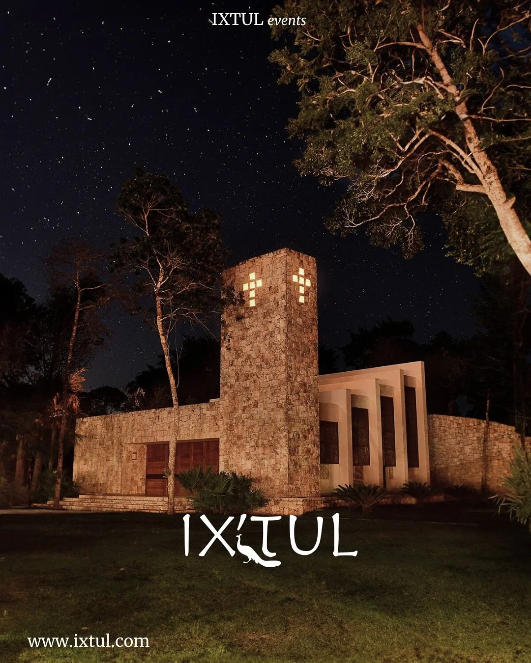 ✨Las luces se encienden, la naturaleza respira lento y tu evento se transforma en una experiencia &iacute;ntima, sofisticada y absolutamente inolvidable.

D&eacute;jate envolver por la noche de IXTUL, un espect&aacute;culo s&oacute;lo para quienes bu