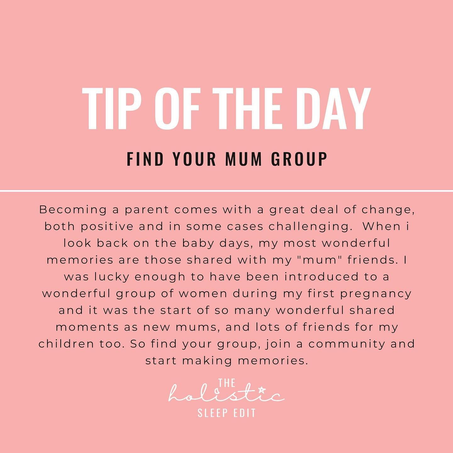 WE ALL NEED A MUM CREW
 
I was so lucky to have formed the best 'mum crew' during my pregnancy with my first, and it honestly was the best thing I ever did. When your baby arrives, you have a million questions all at once and there is only so much go