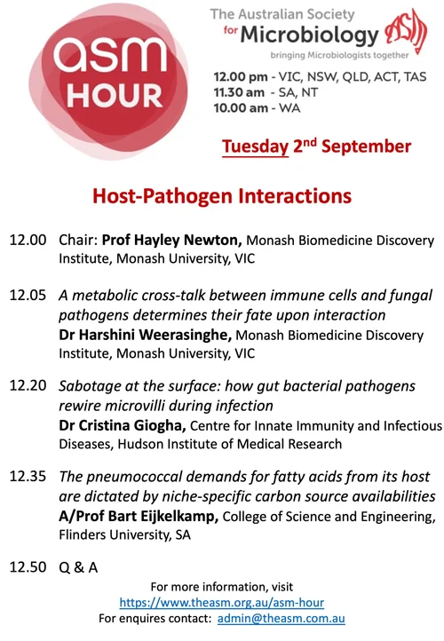 ASM Hour — Australian Society for Microbiology