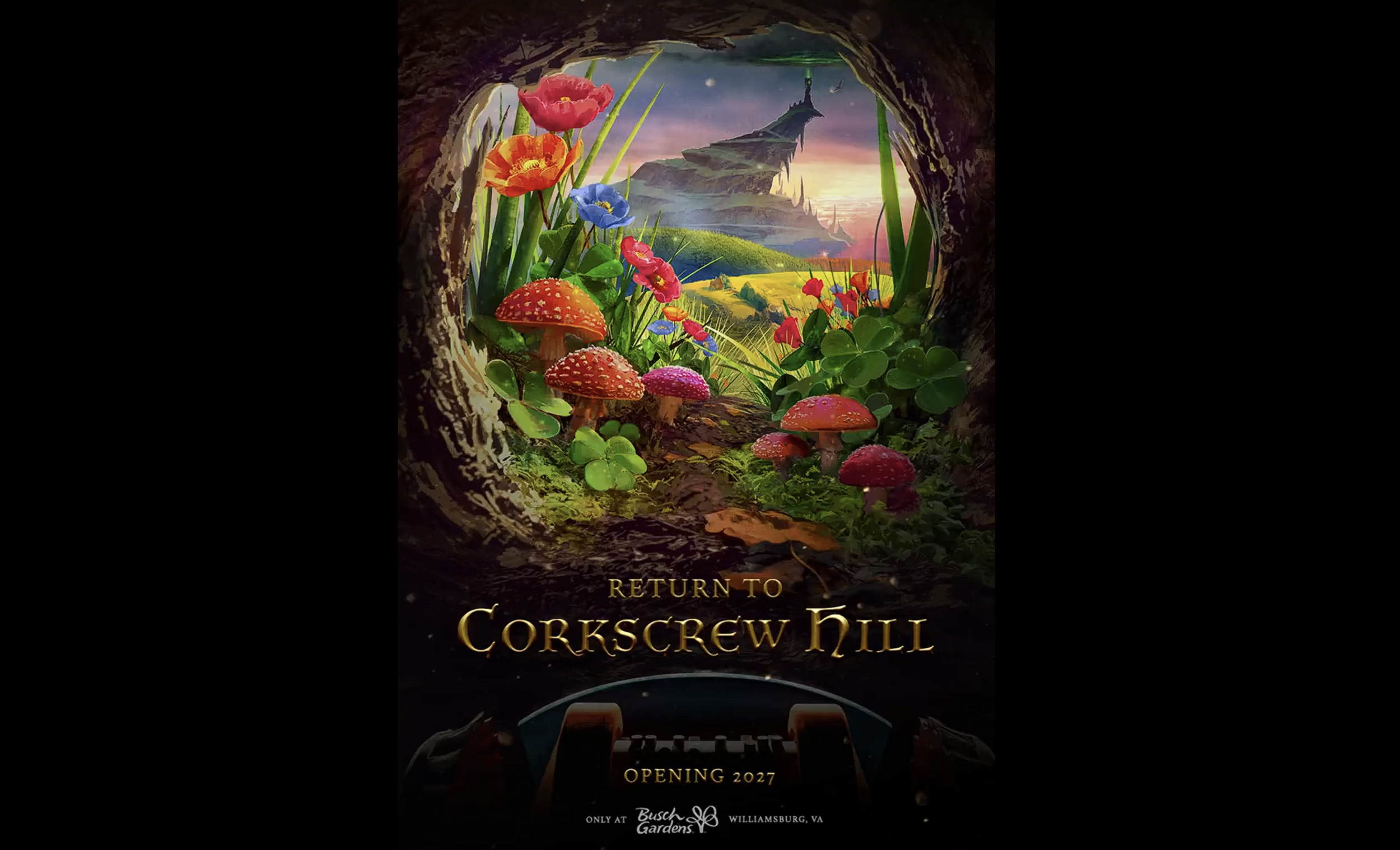 Busch Gardens Williamsburg Announces Return to Corkscrew Hill Attraction