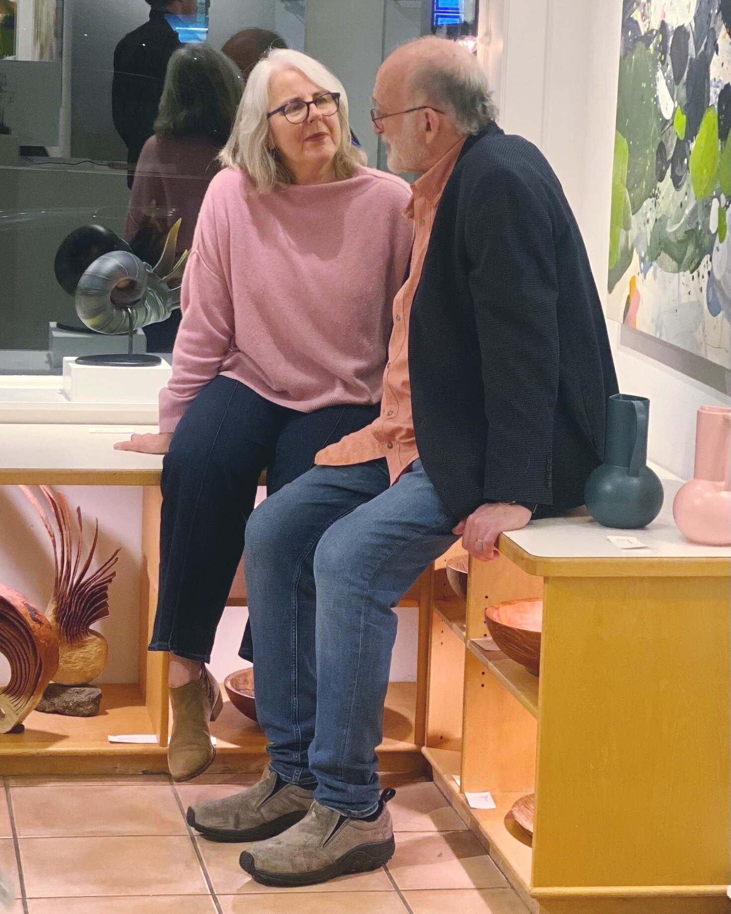 Love is in the air at Museo! 💘 Sending warm thoughts to all of our clients, artists and community members &ndash; we appreciate each and every one of you! xo, Nancy &amp; Michael

💗 P.S. The gallery will be open additional hours (11am-4pmish - call