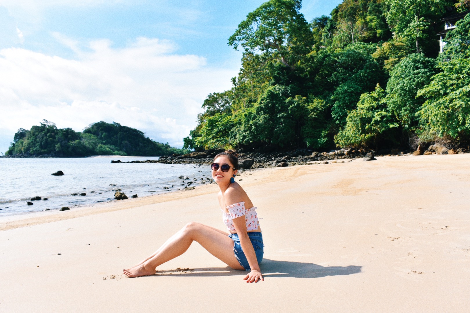 Hanging out at the beach in Datai Bay