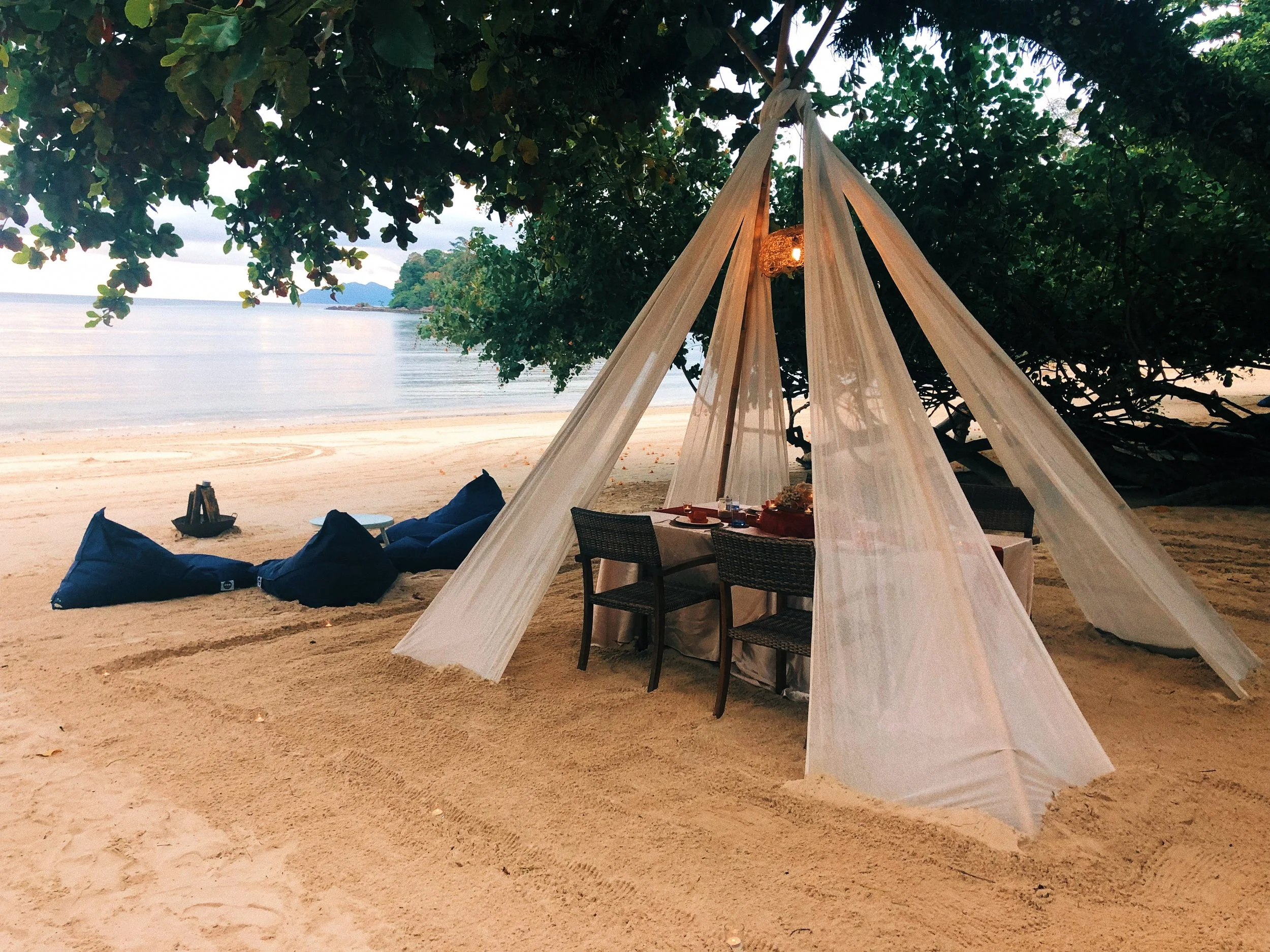 Carmen's super extra birthday setup