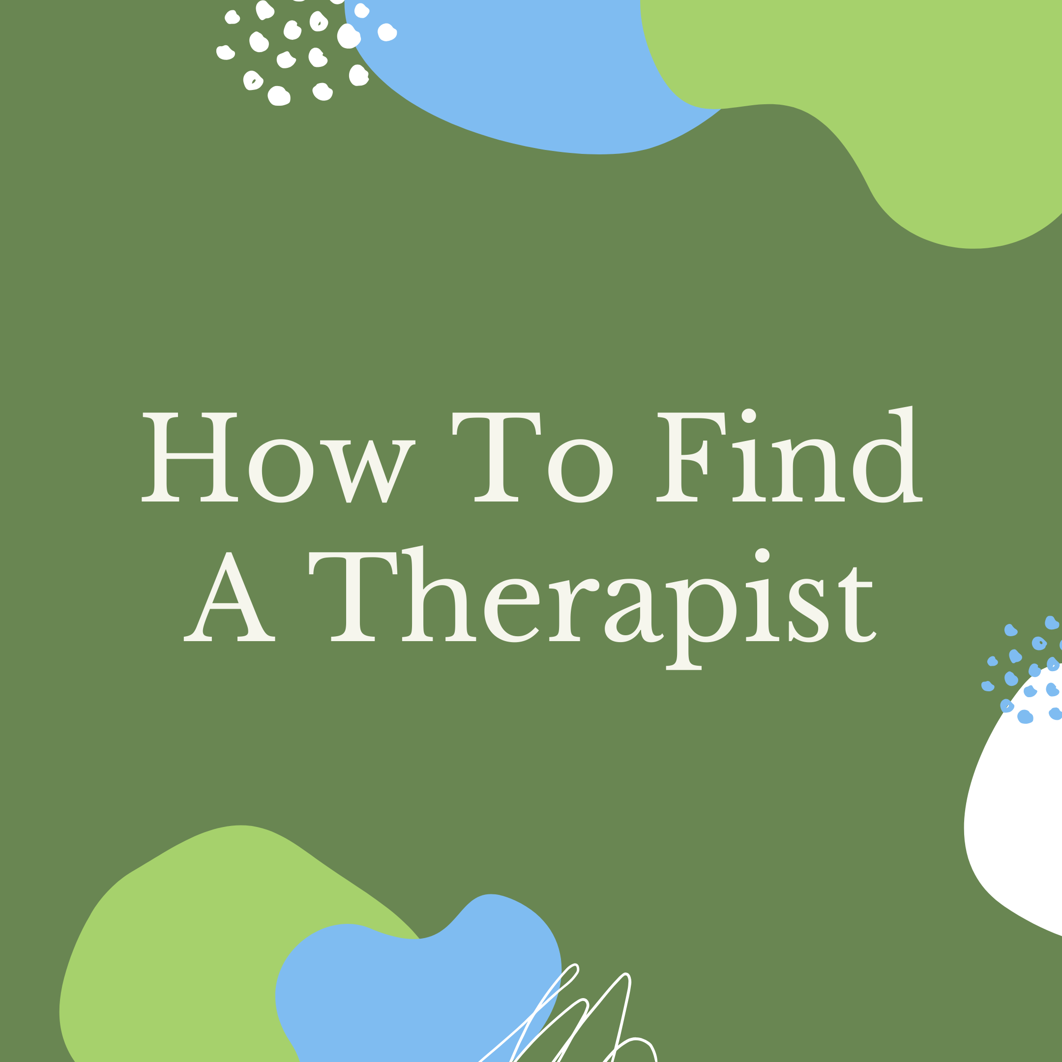 Simone's Guide On How To Find A Therapist