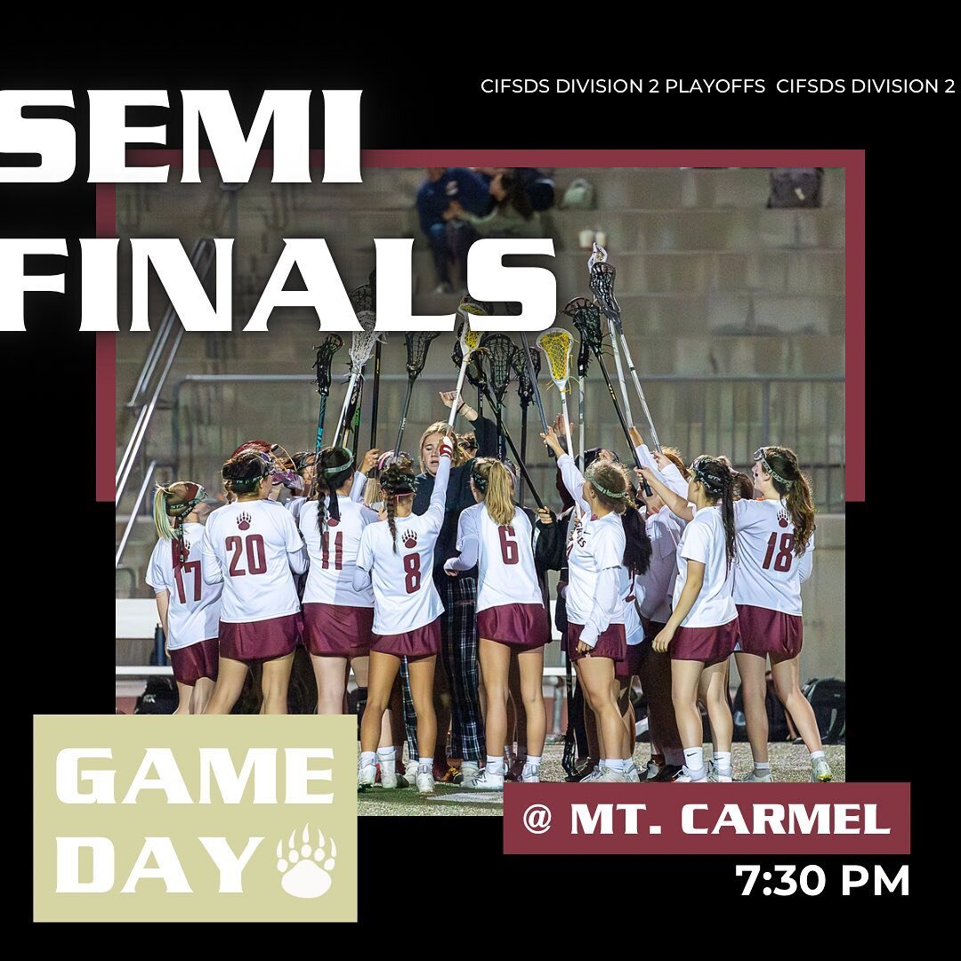 Heading to Mt. Carmel for tonight&rsquo;s semi-final game at 7:30 PM!💥 Fans, you&rsquo;ll need to purchase tickets for entry to tonight&rsquo;s game. You can do so through the link in our bio🔗 #GoGrizz