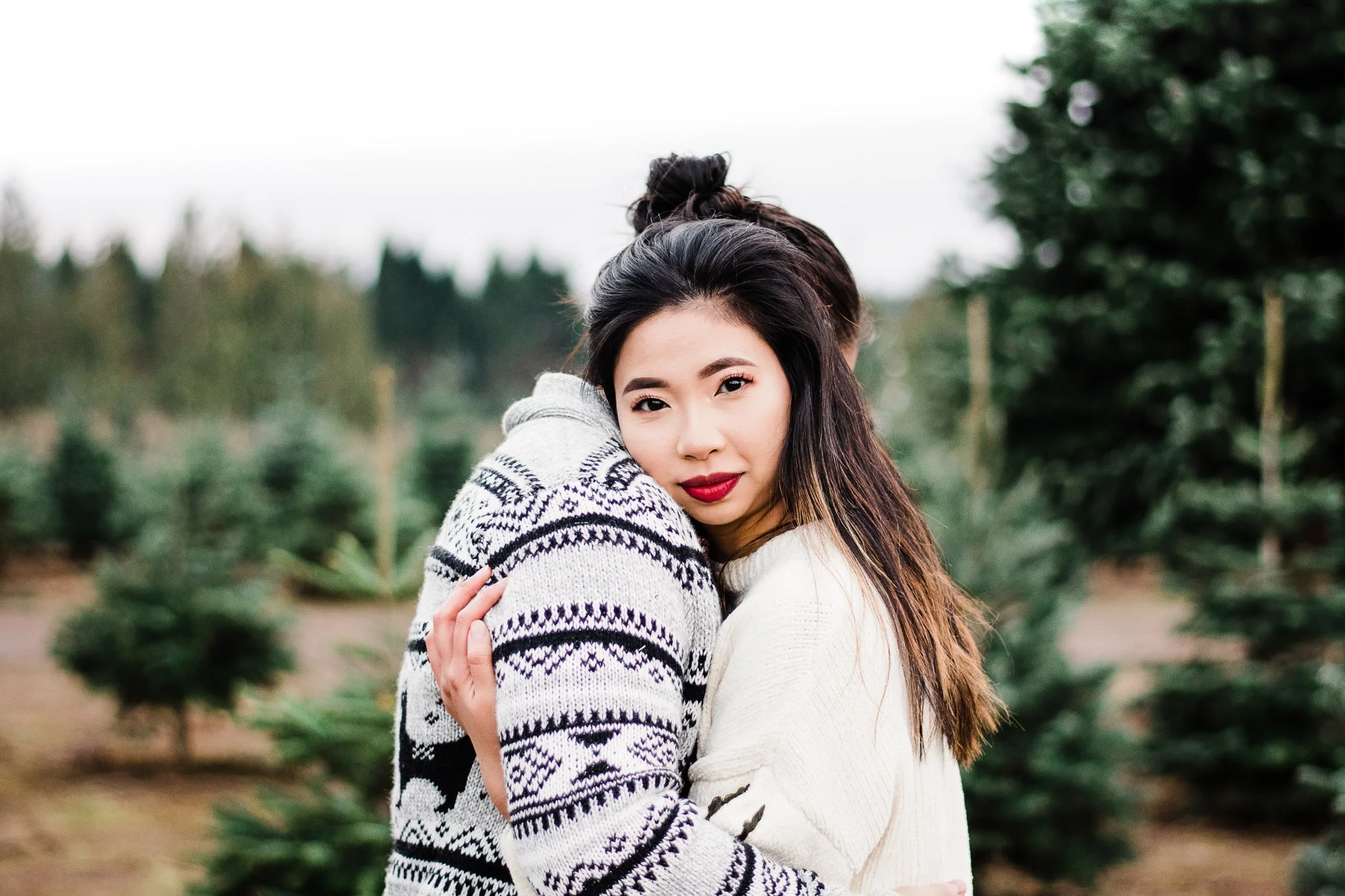 Christmas Tree Farm Proposal At Furrow Farms Elizabeth Hite Photography