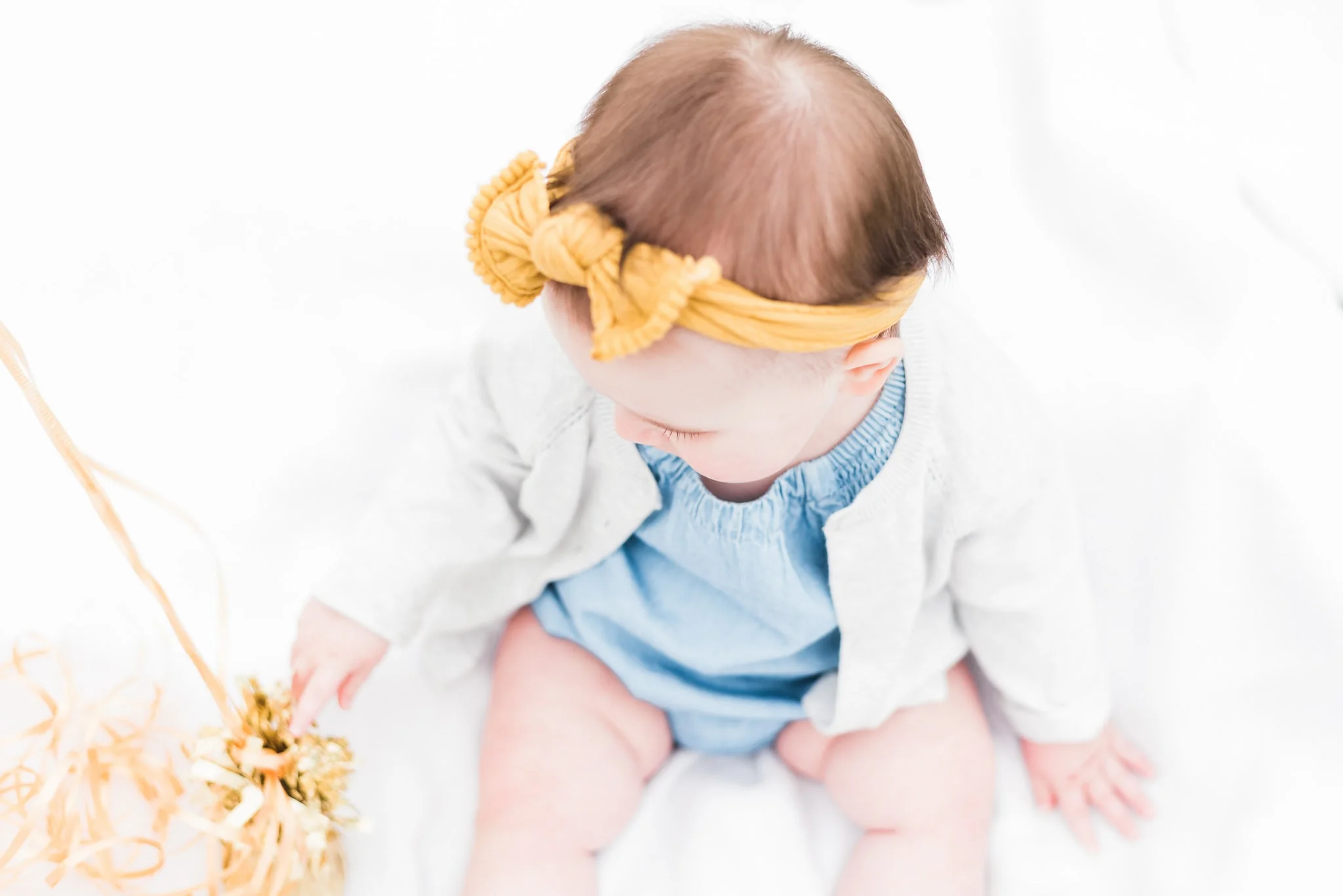 baby milestone photoshoot of baby Emilia in Portland, Oregon