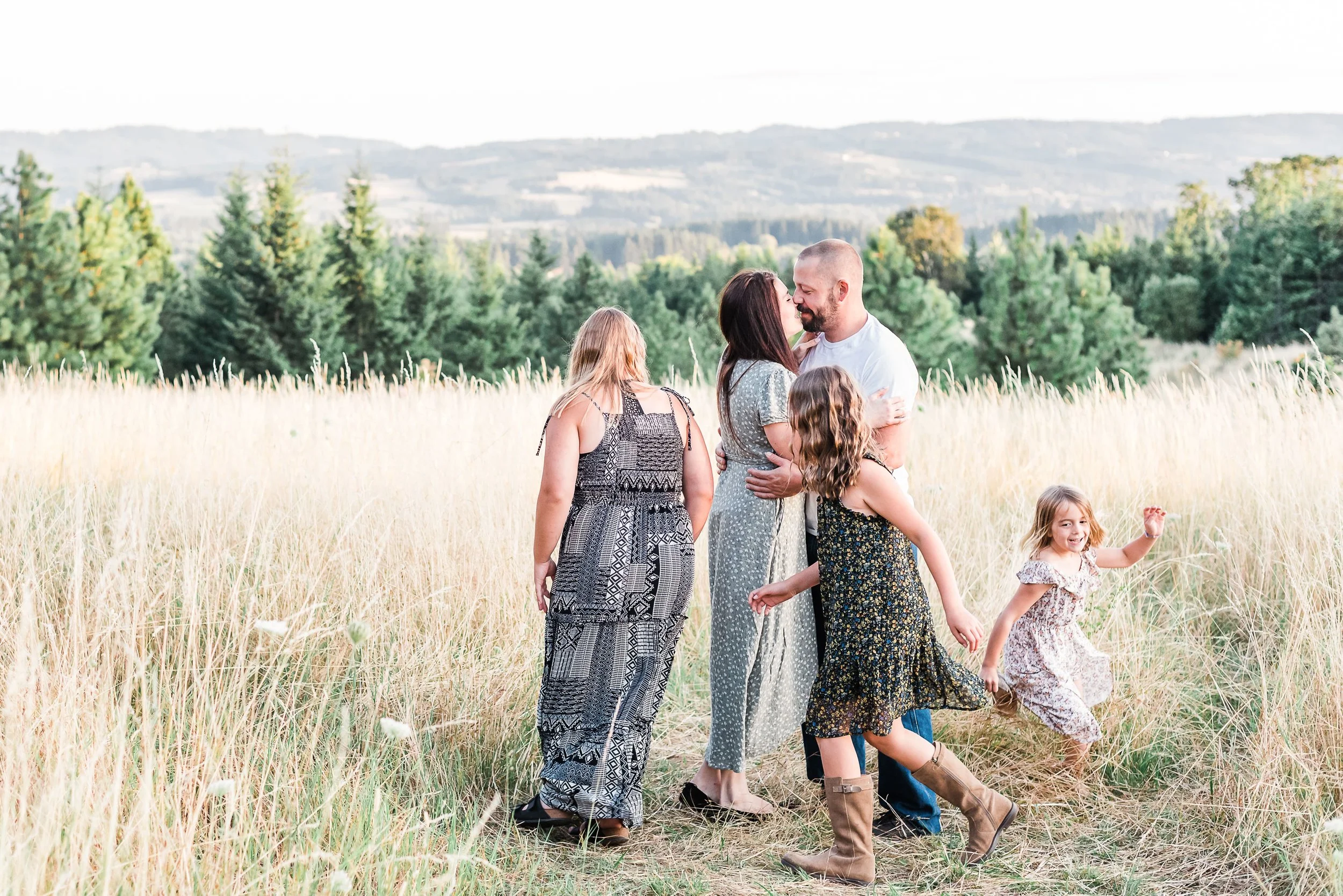 Golden Hour Family Portraits + Erica and Jason’s Engagement Photos