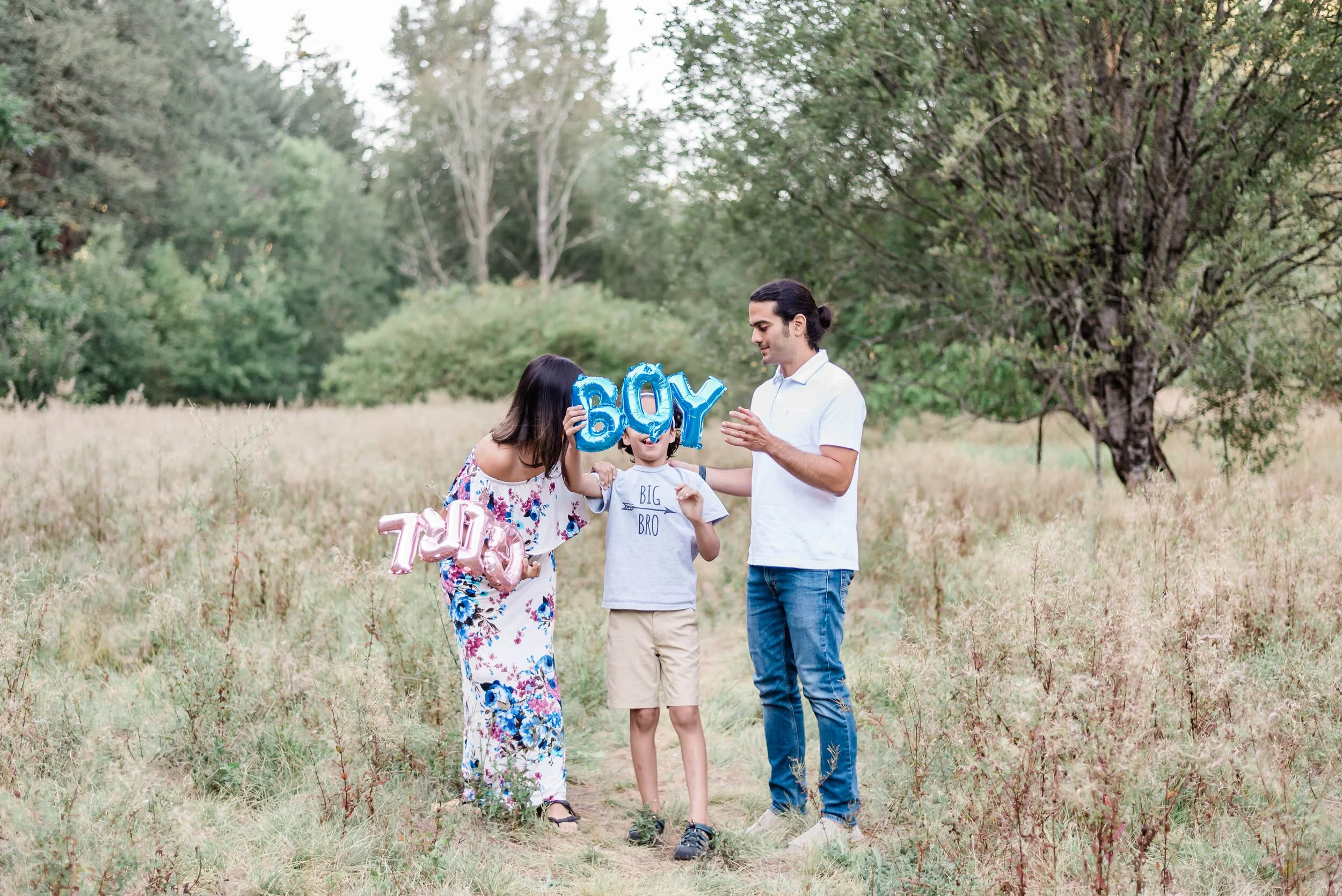 Elizabeth Hite Photography ｜gender reveal ideas, ideas for gender reveal, gender reveal party, surprise gender reveal, Portland Oregon