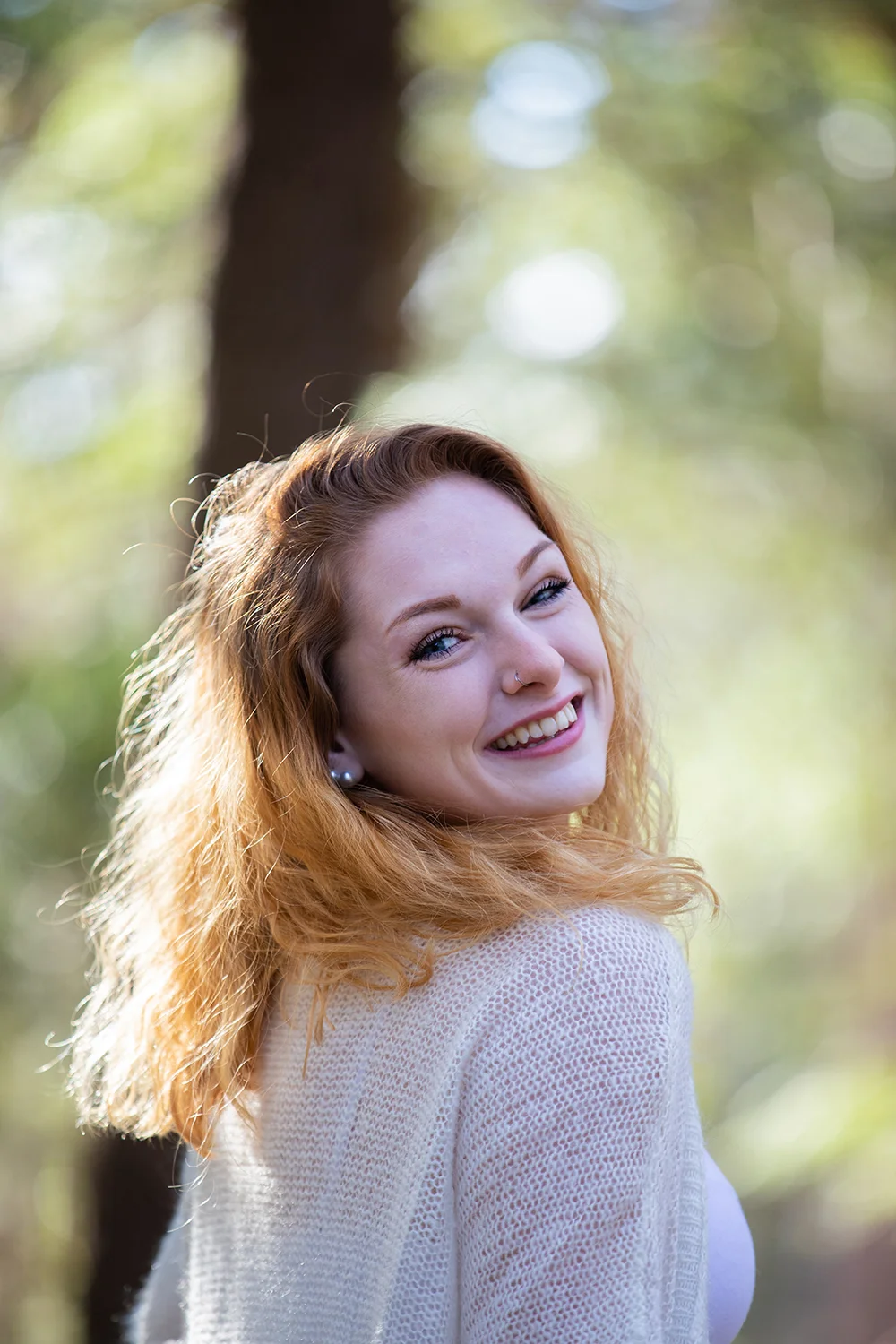 Senior portrait pictures at the Botanical Gardens