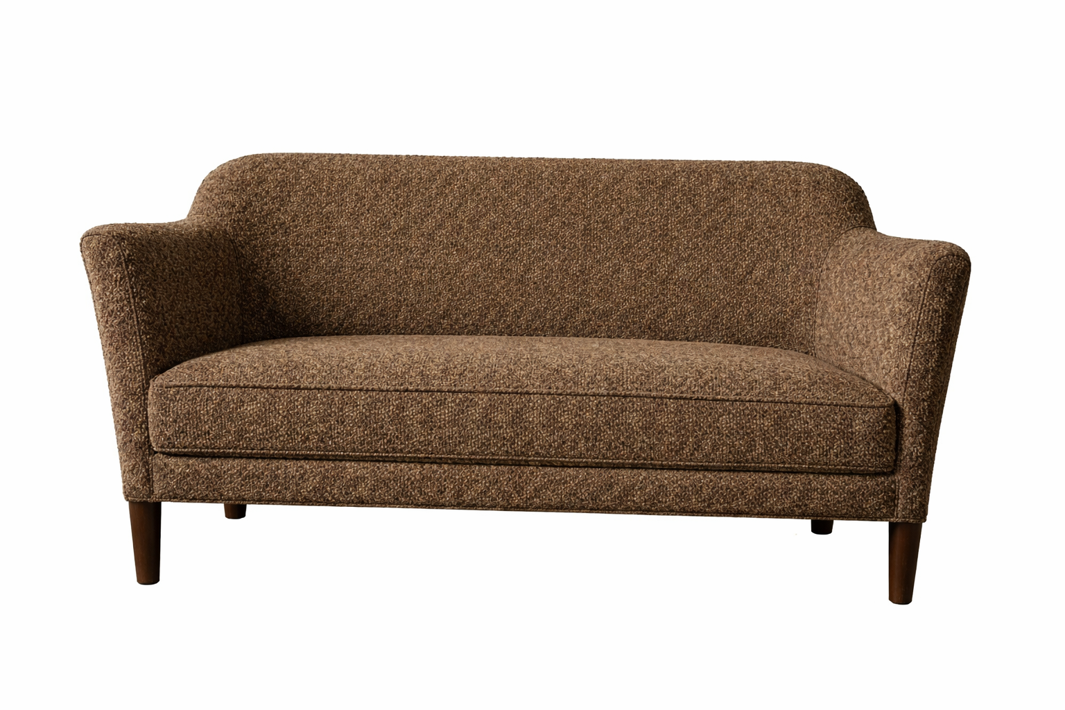 Small 2 Seater Danish Sofa.         73cm Hight. 134cm wide.  73cm deep.  seat Height 39cm.