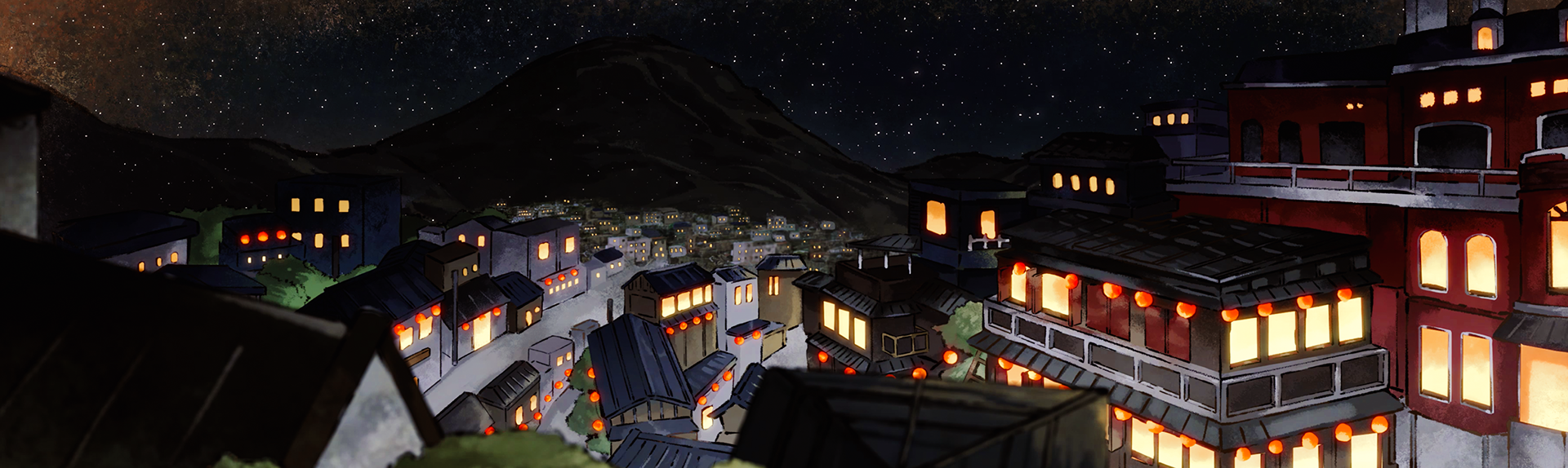 劇照:九份夜景,完成畫面