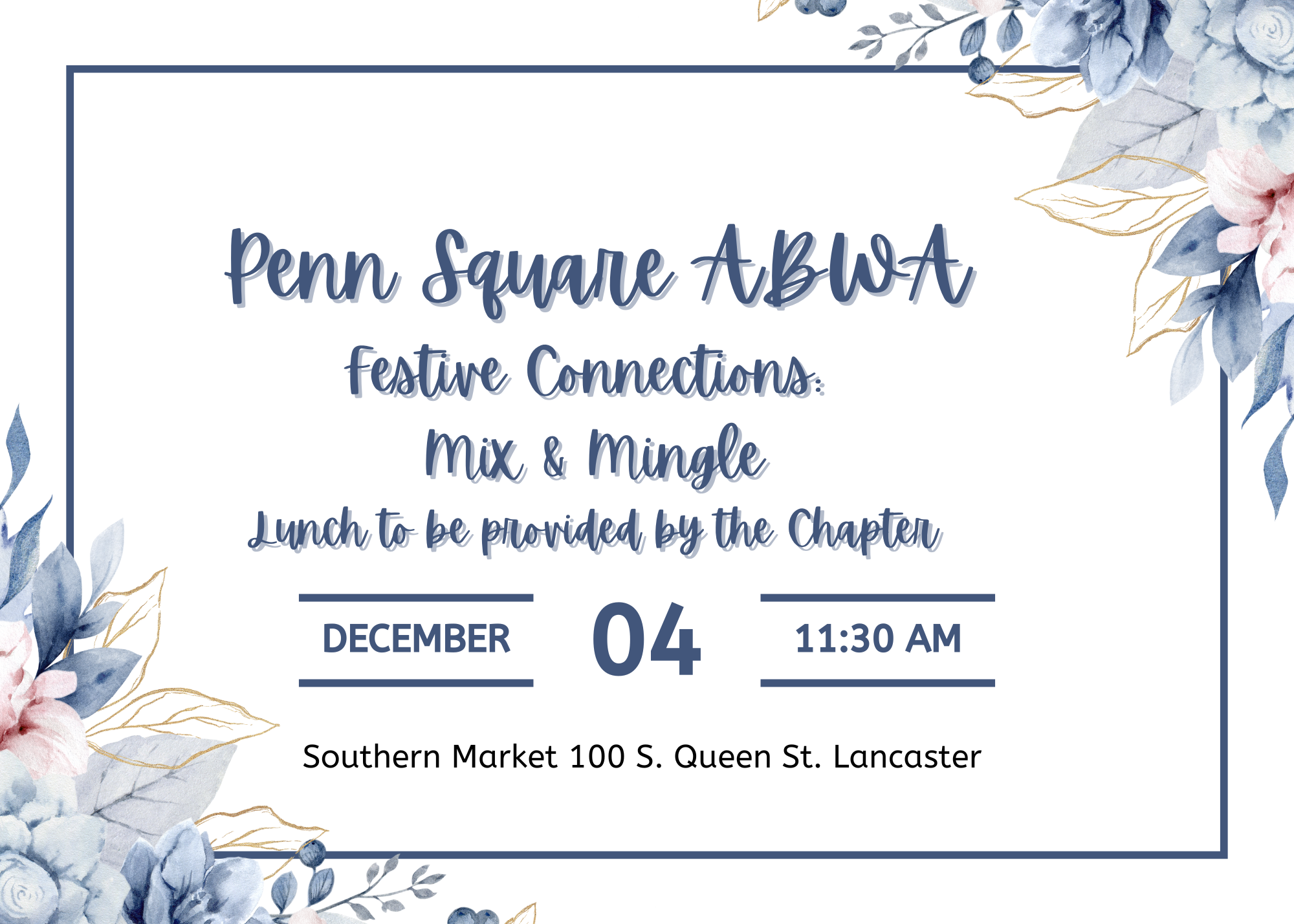 December Mix &amp; Mingle