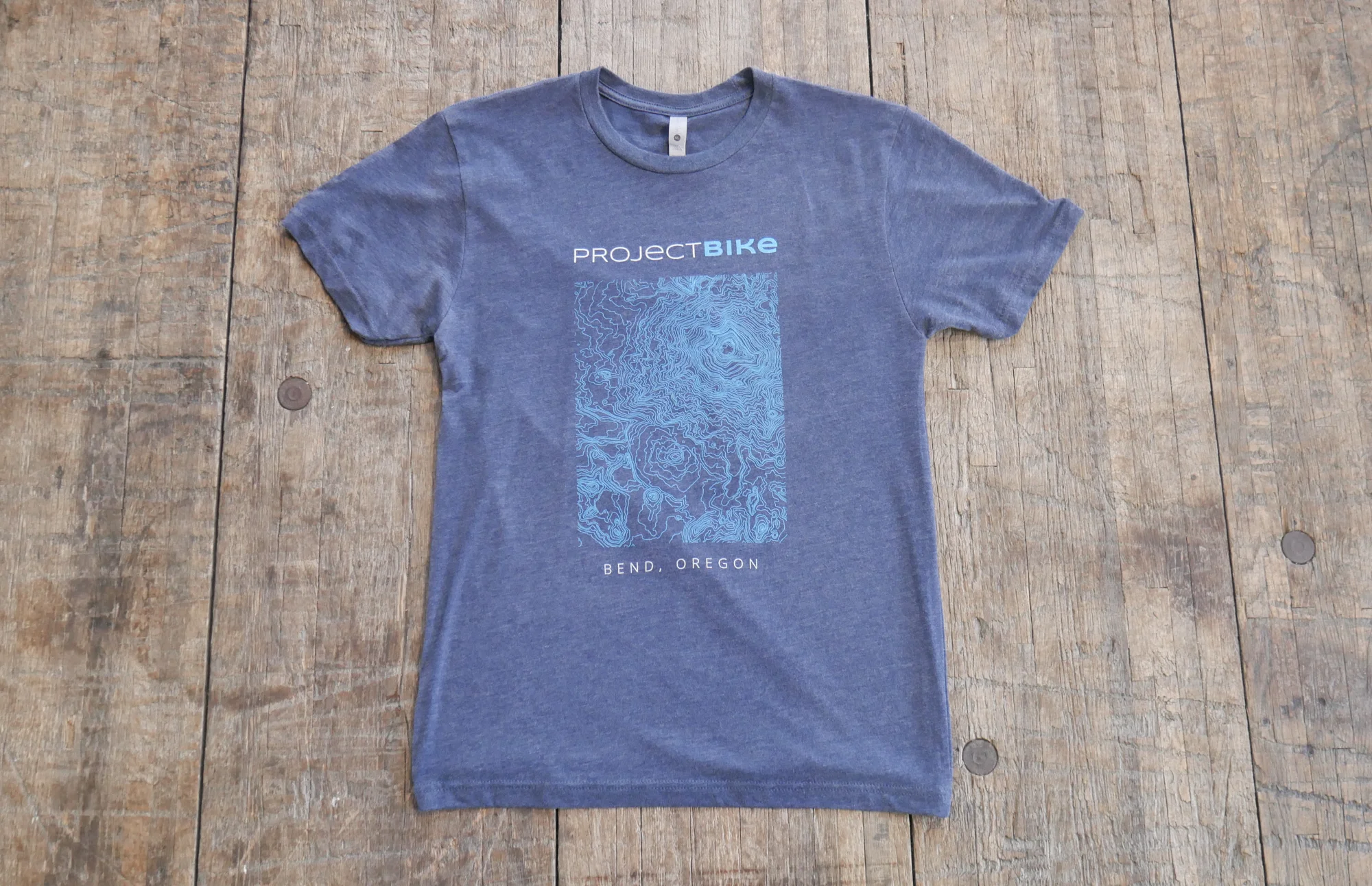 Project Bike a Bend Oregon Bike Shop T-shirt