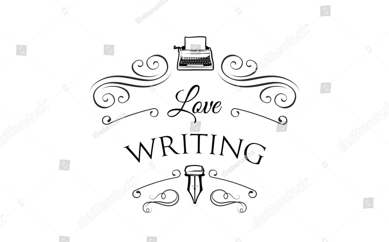 stock-vector-writer-logotype-with-typewriter-feather-and-swirls-logo-vector-illustration-isolated-on-white-1039366123.jpg